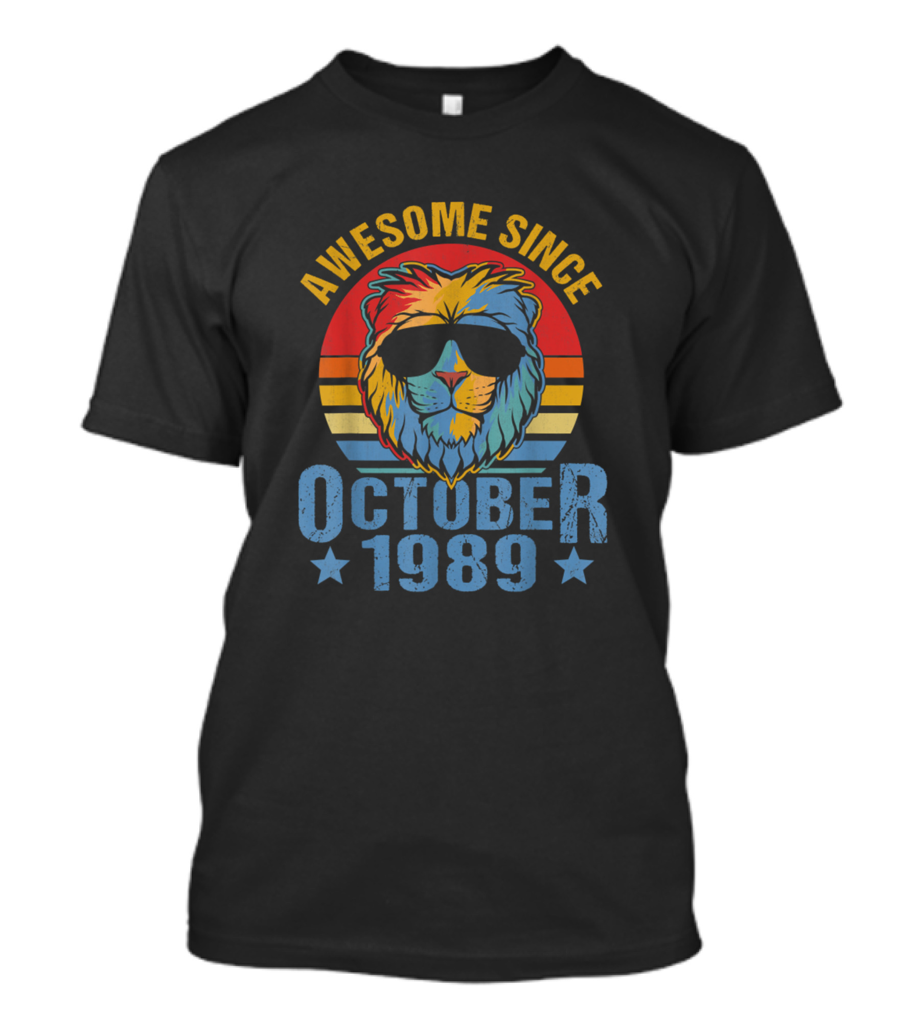 Awesome Since October 1989 Lion T-Shirt