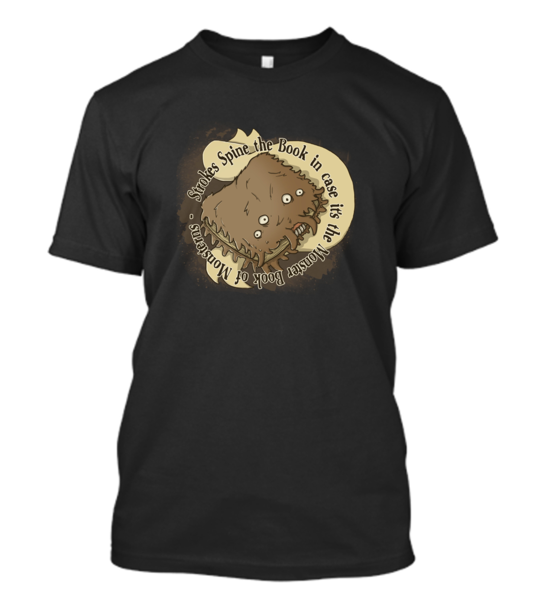 Strokes Spine The Book In Case It’s The Monster Book Of Monsters T-Shirt
