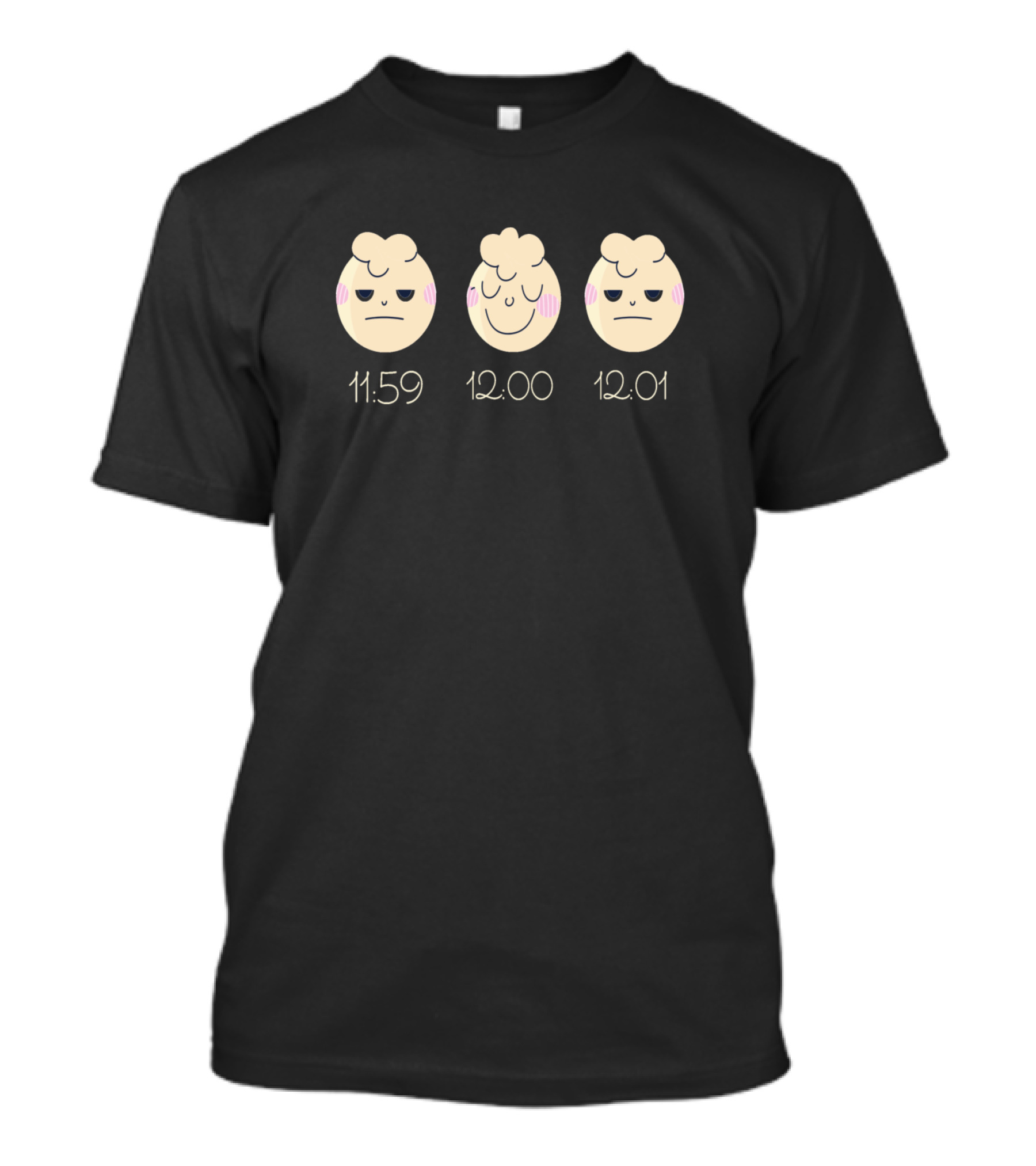 11:59 12:00 12:01 New Year Mood T-Shirt