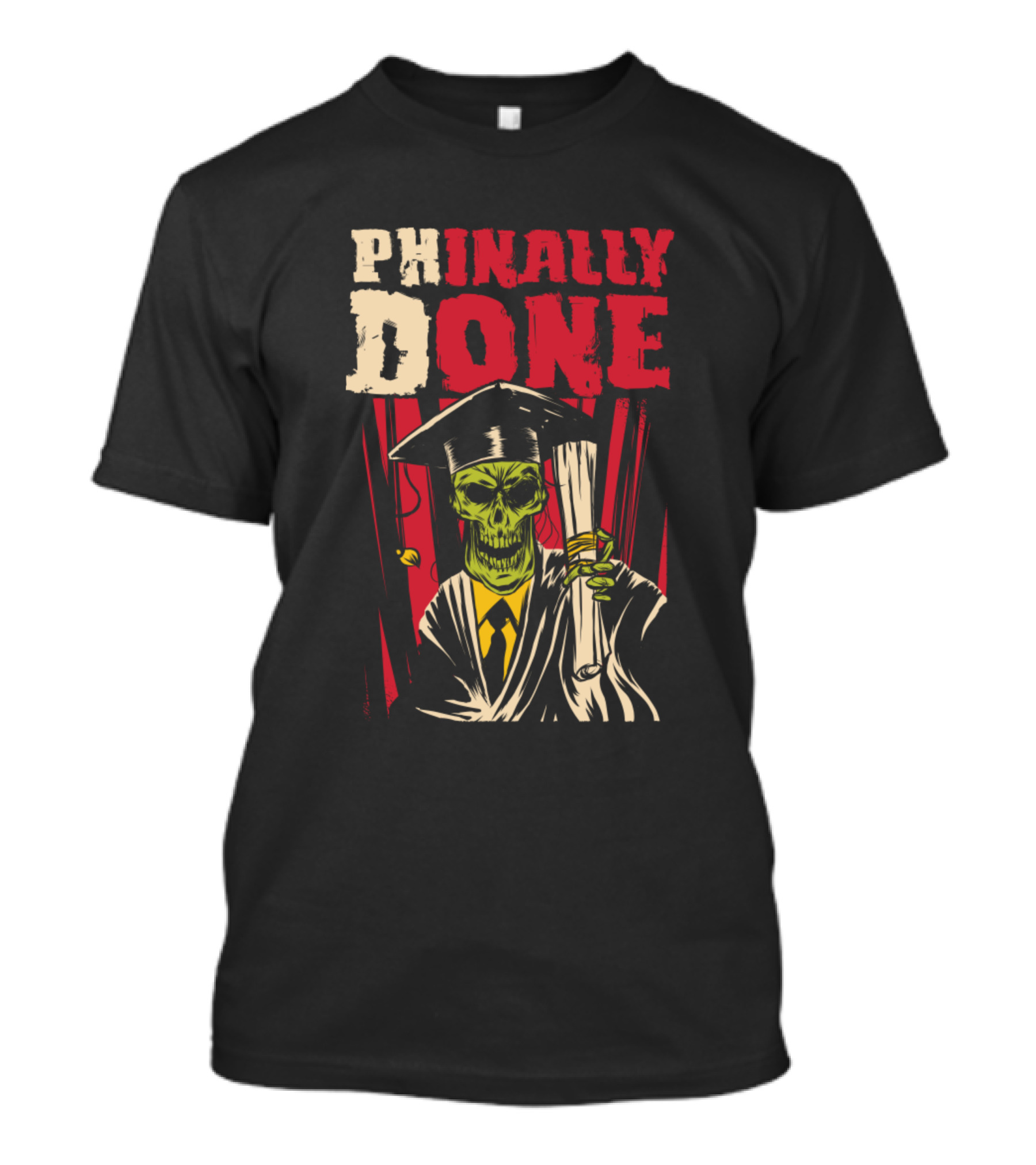 Phinally Done Skeleton Graduation T-Shirt