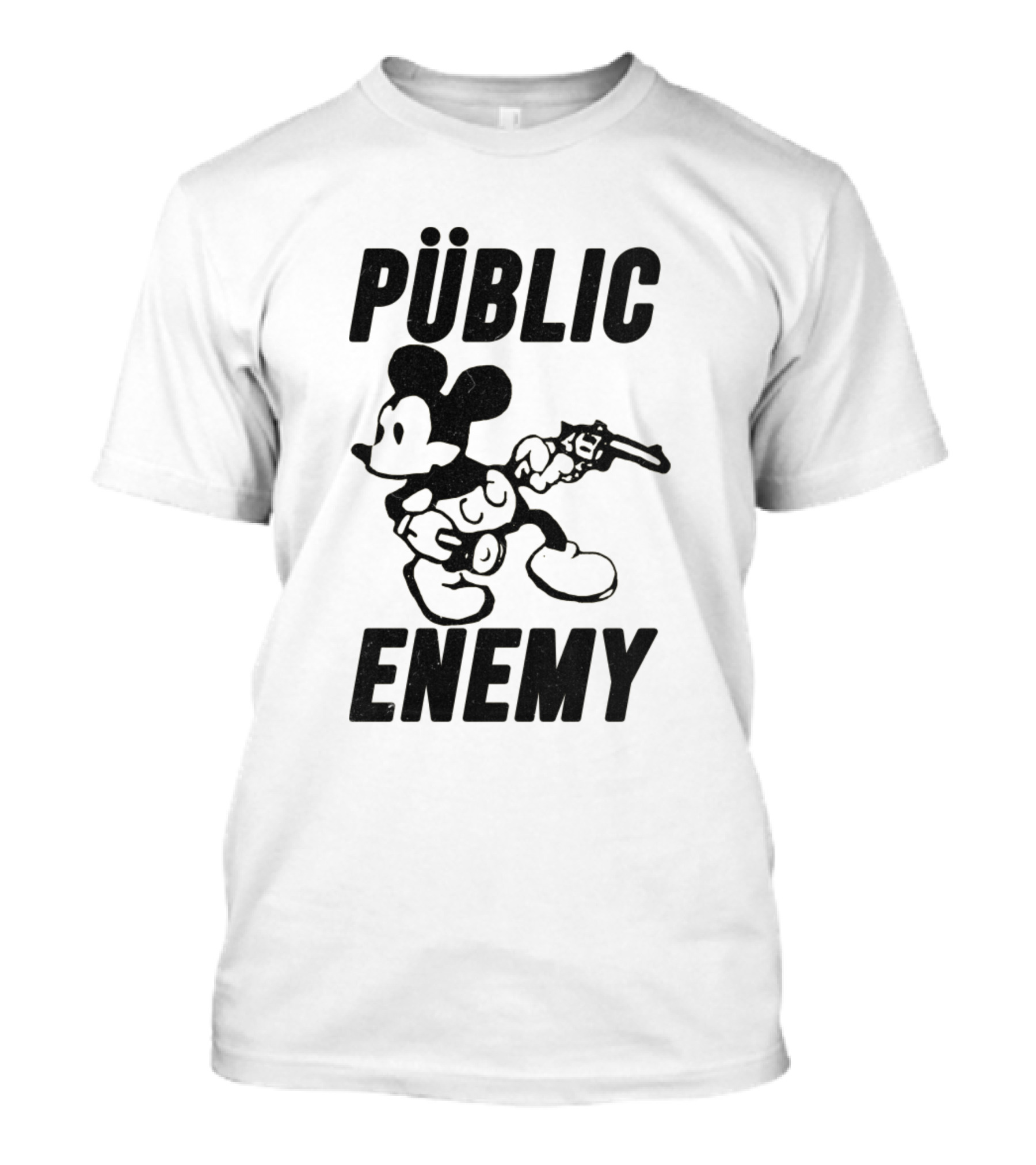 PÜBLIC ENEMY Mickey Mouse Gun T-Shirt