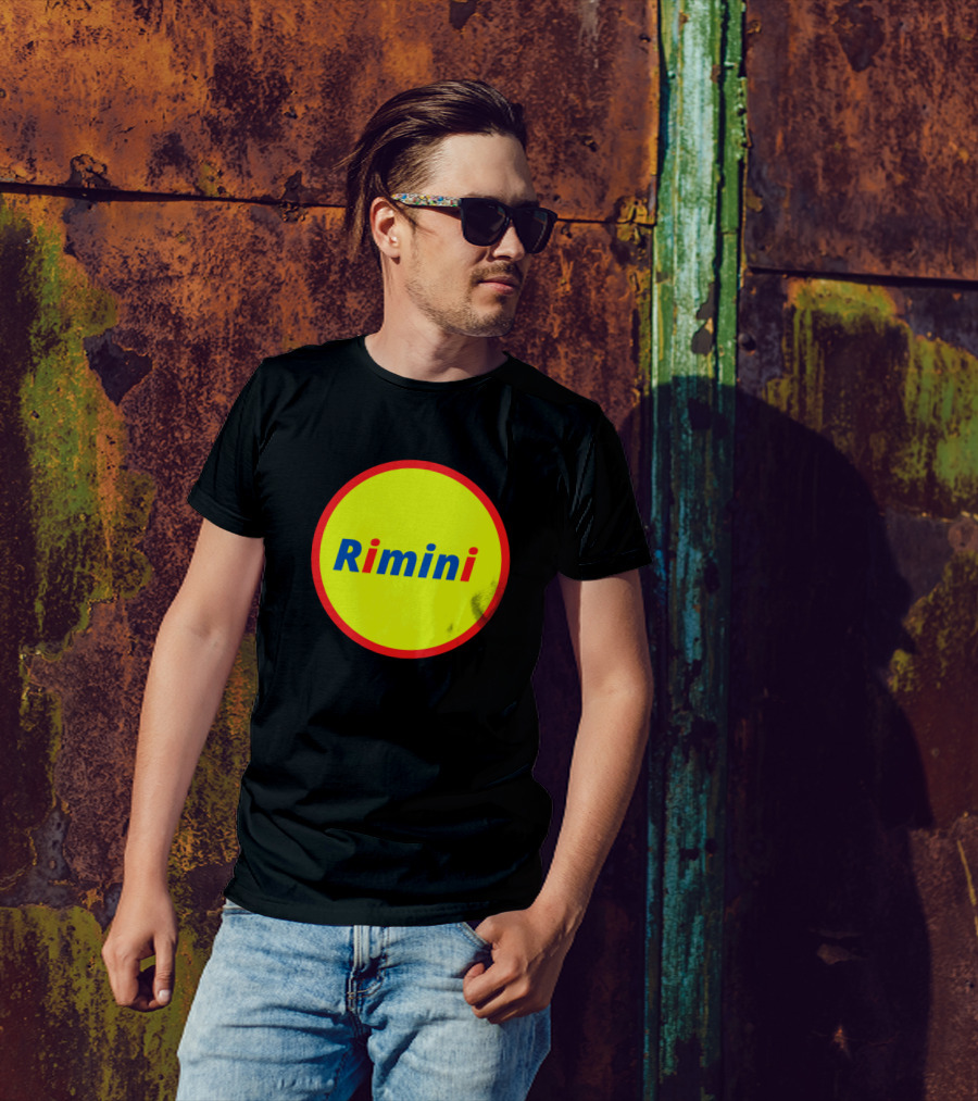 Rimini Bold Yellow Red Circle T-Shirt