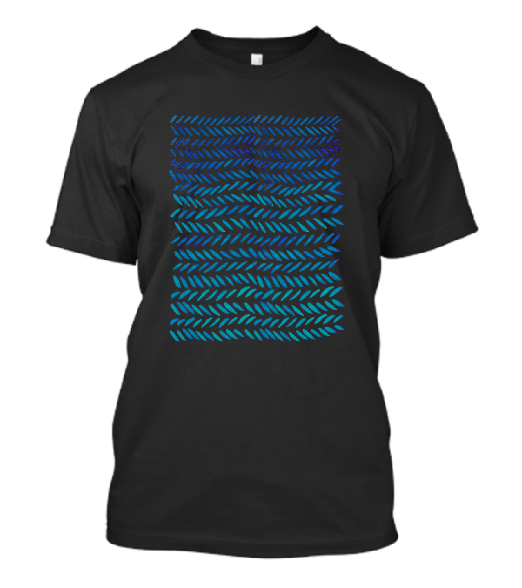 Watercolor Teal Knitting T-Shirt