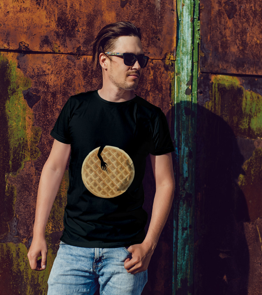 Demogorgon With Eggo Waffle T-Shirt