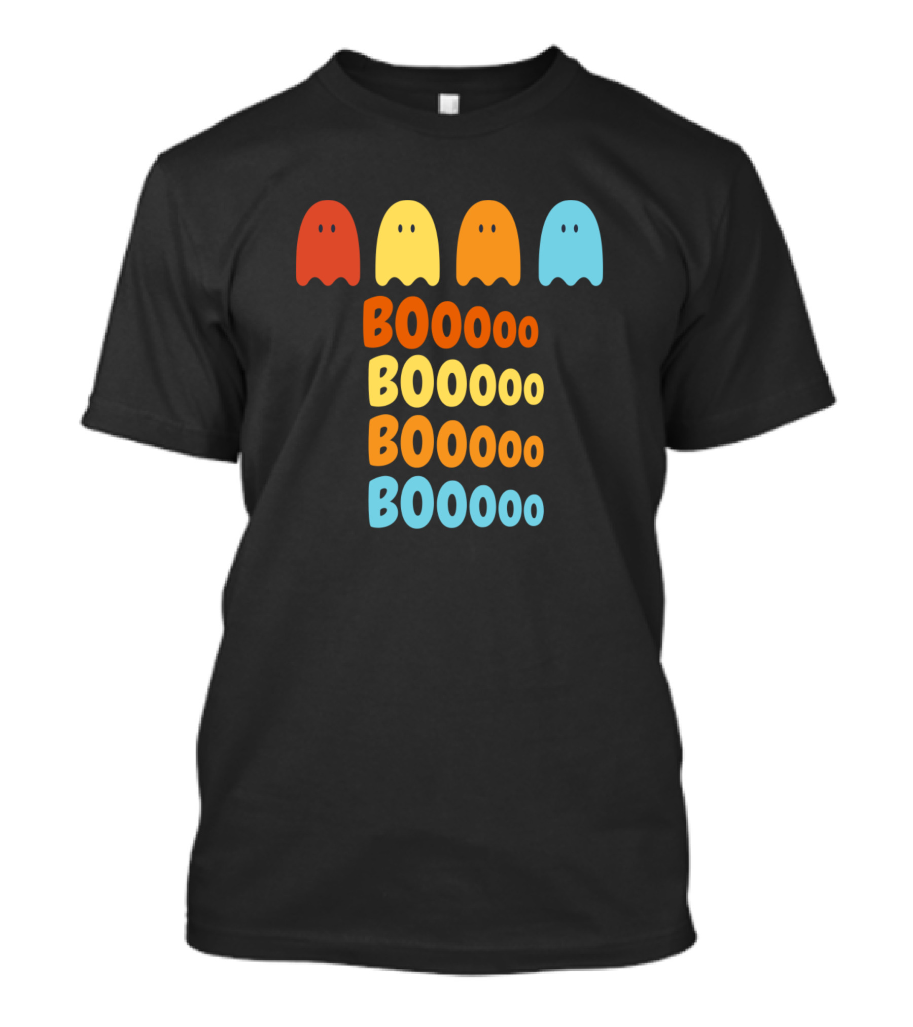 Booo Booooo Boooooo Boo Cute Ghosts T-Shirt