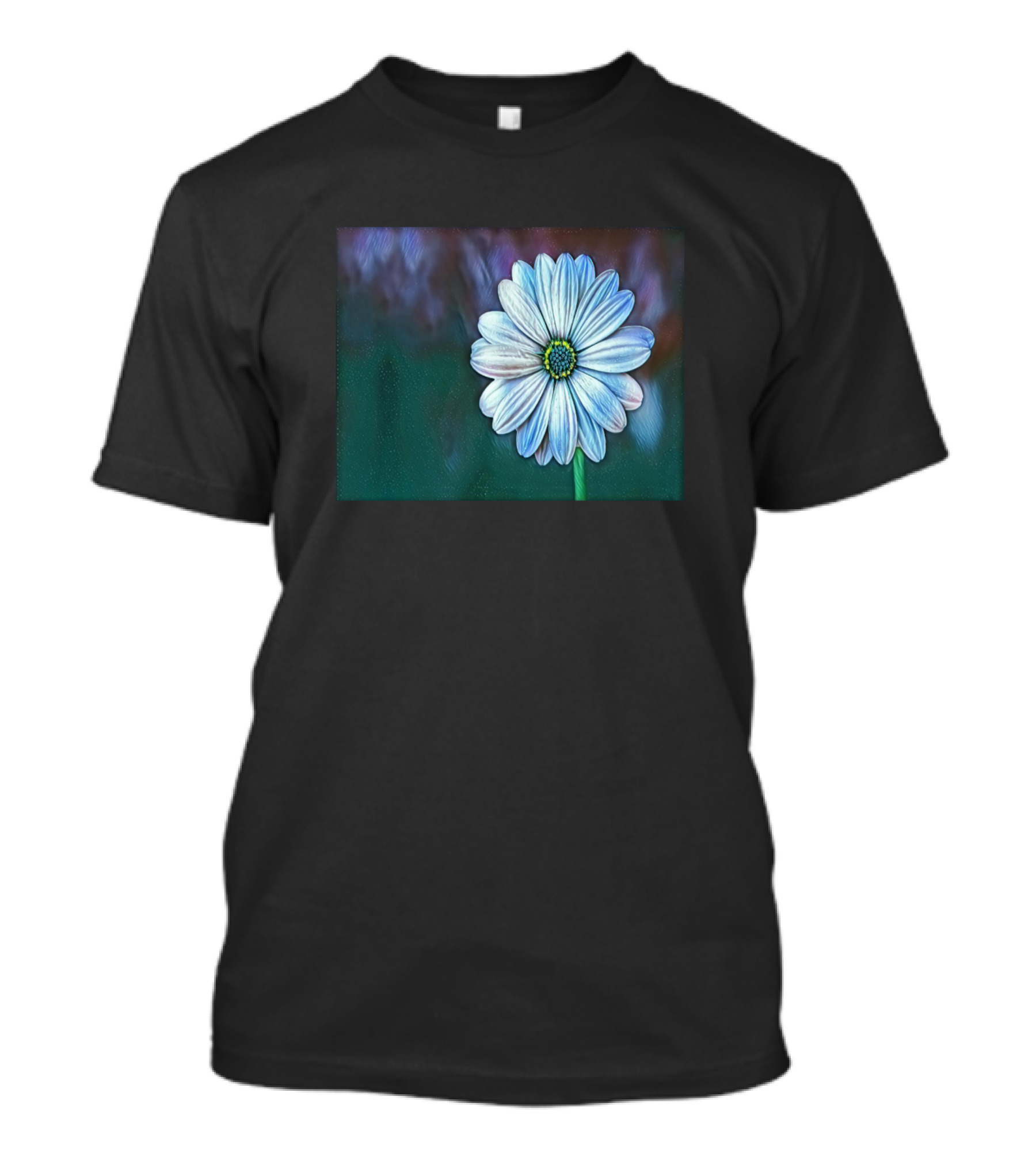 Daisy Flower Digital Art Botanical Image T-Shirt