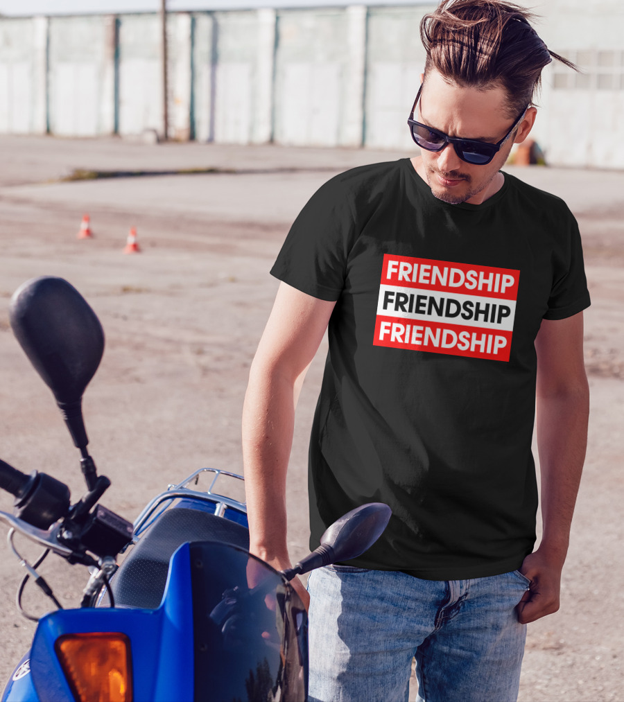 FRIENDSHIP Repeated T-Shirt
