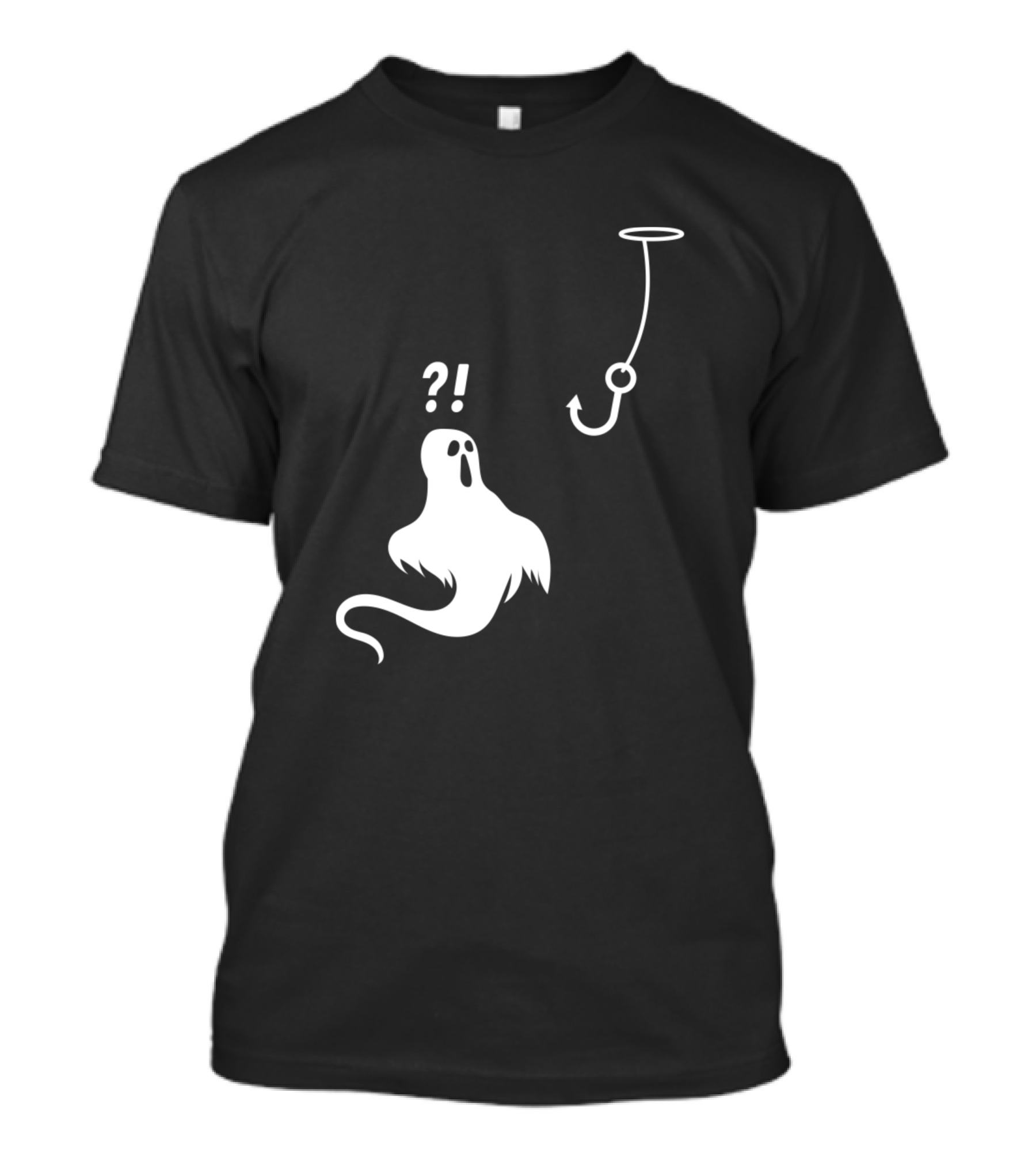 Ghost Bait Funny Paranormal Investigator Hooked Ghost Hun T-Shirt