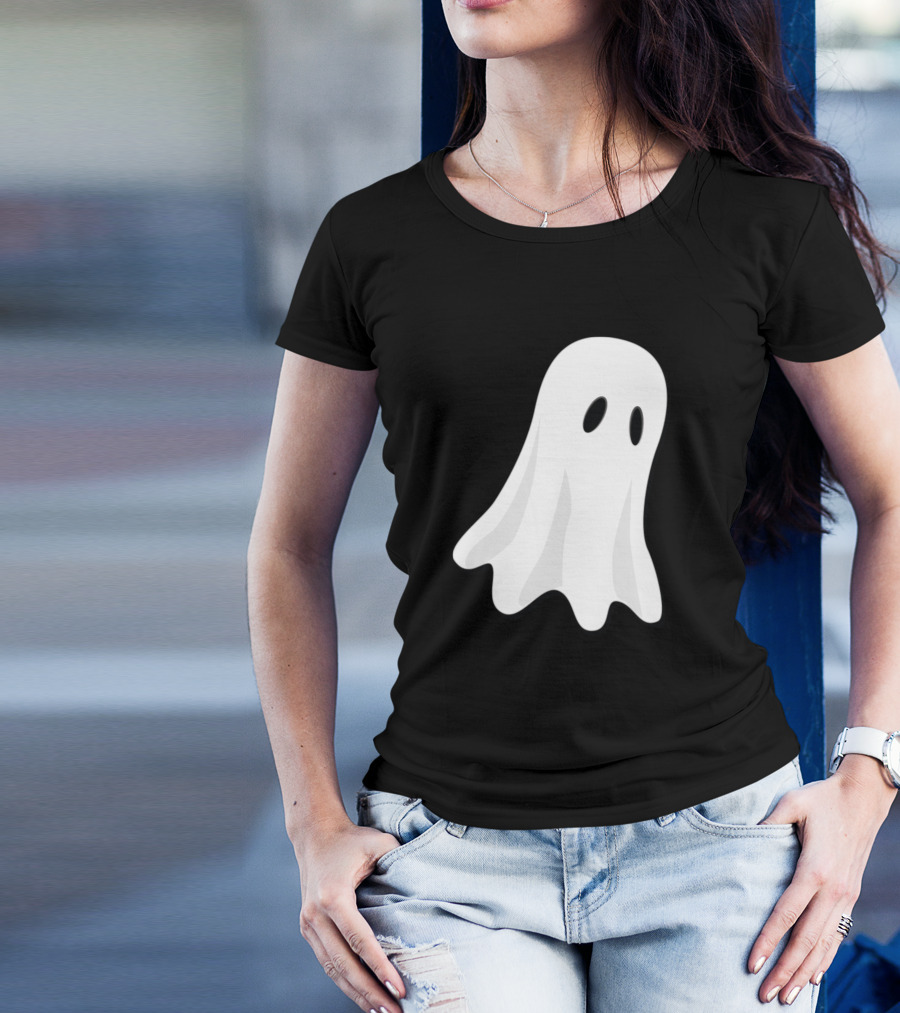 Ghost Mask Halloween Classic T-Shirt