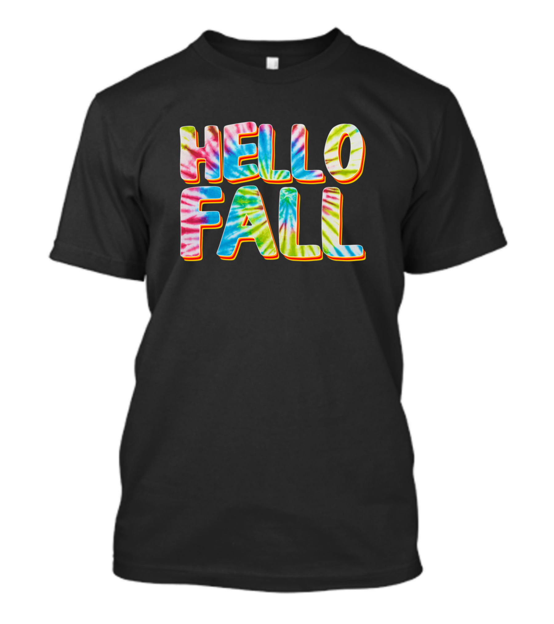 HELLO FALL Tie-Dye T-Shirt