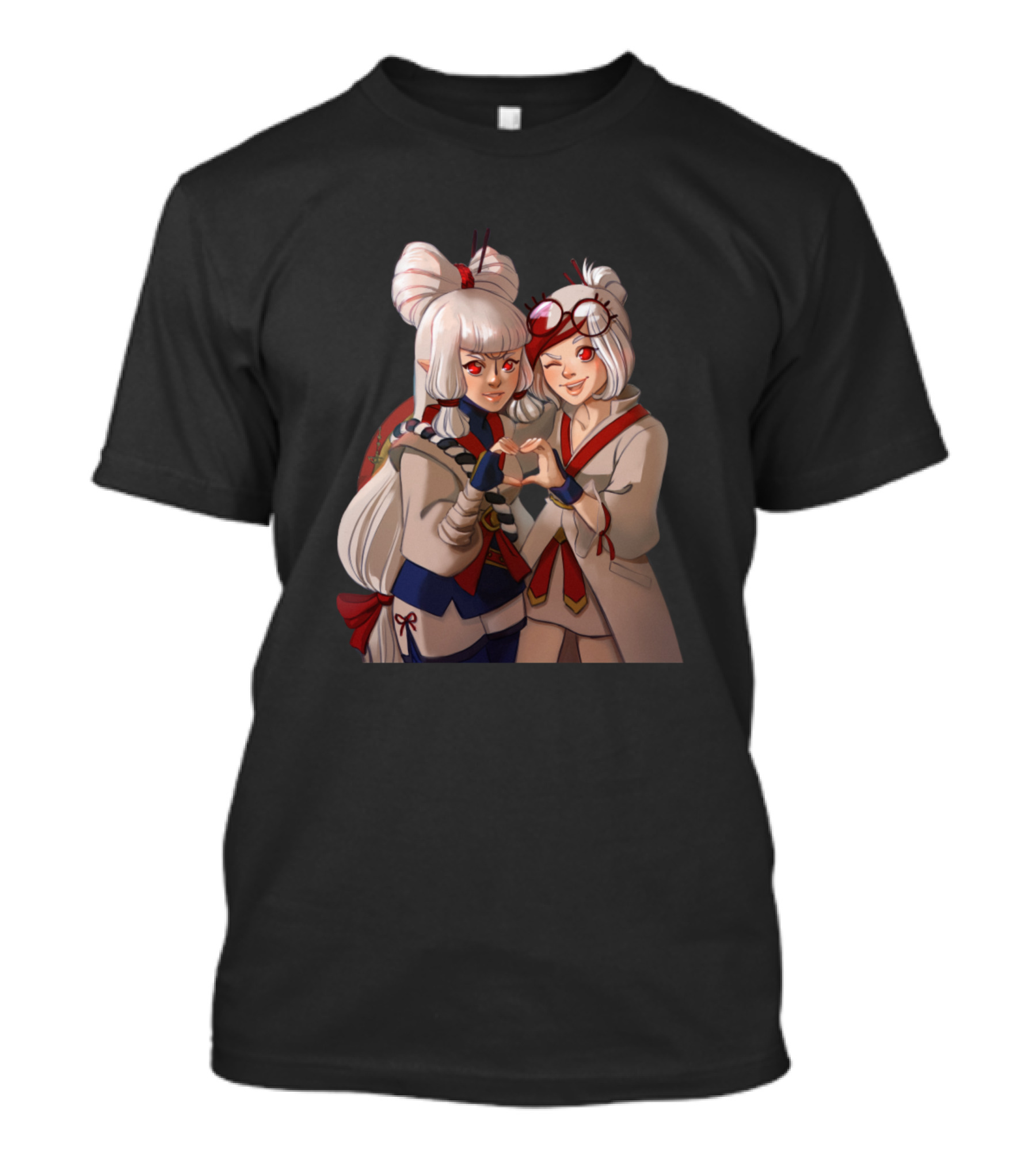 Impa X Purah Character Illustration From The Legend Of Zelda Series T-Shirt