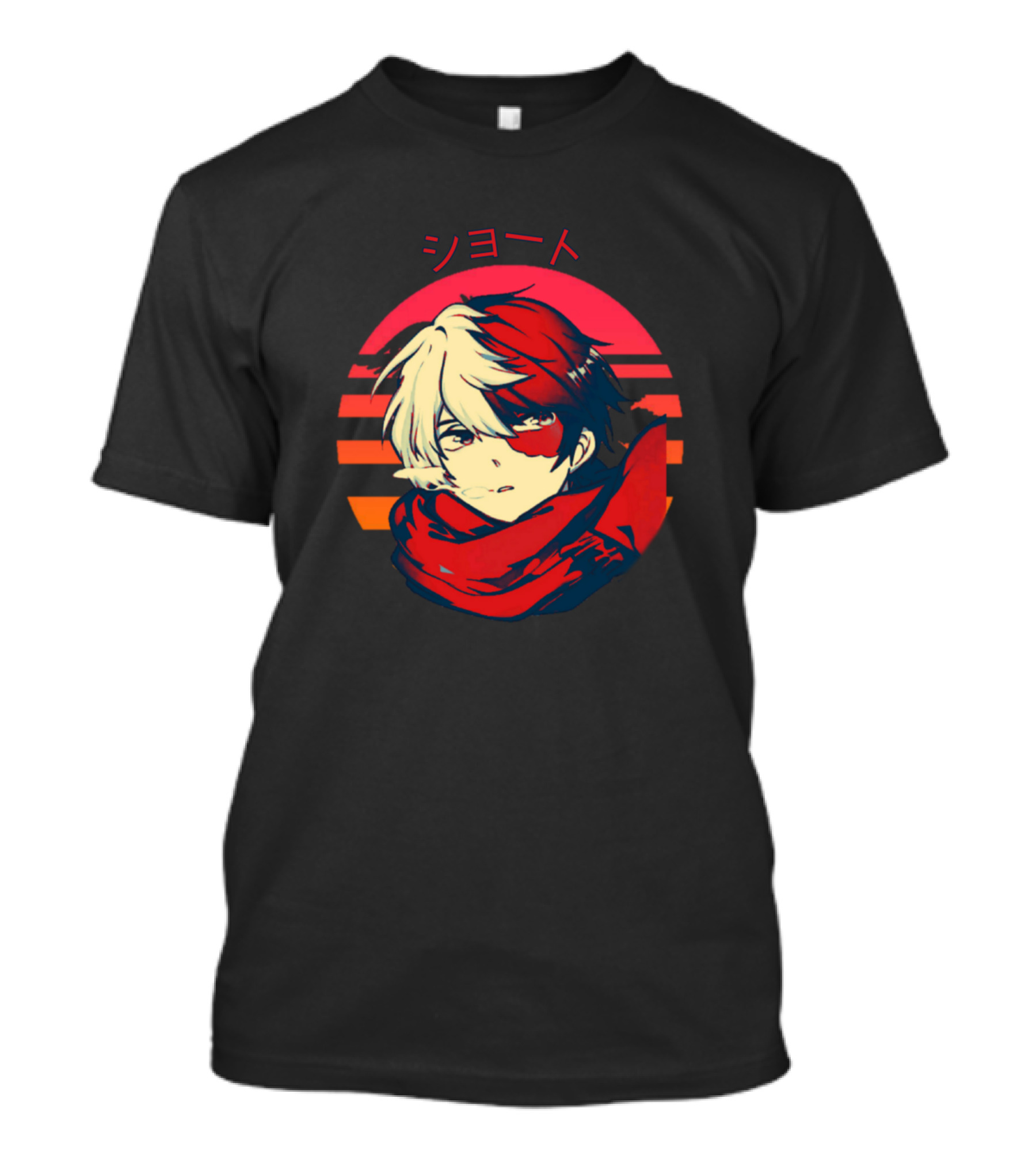 Shoto Todoroki ショート Retro Anime T-Shirt