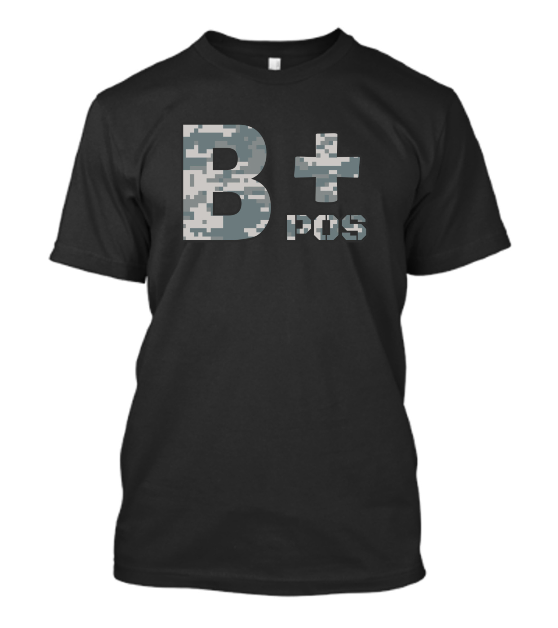 B Pos Military Camo T-Shirt