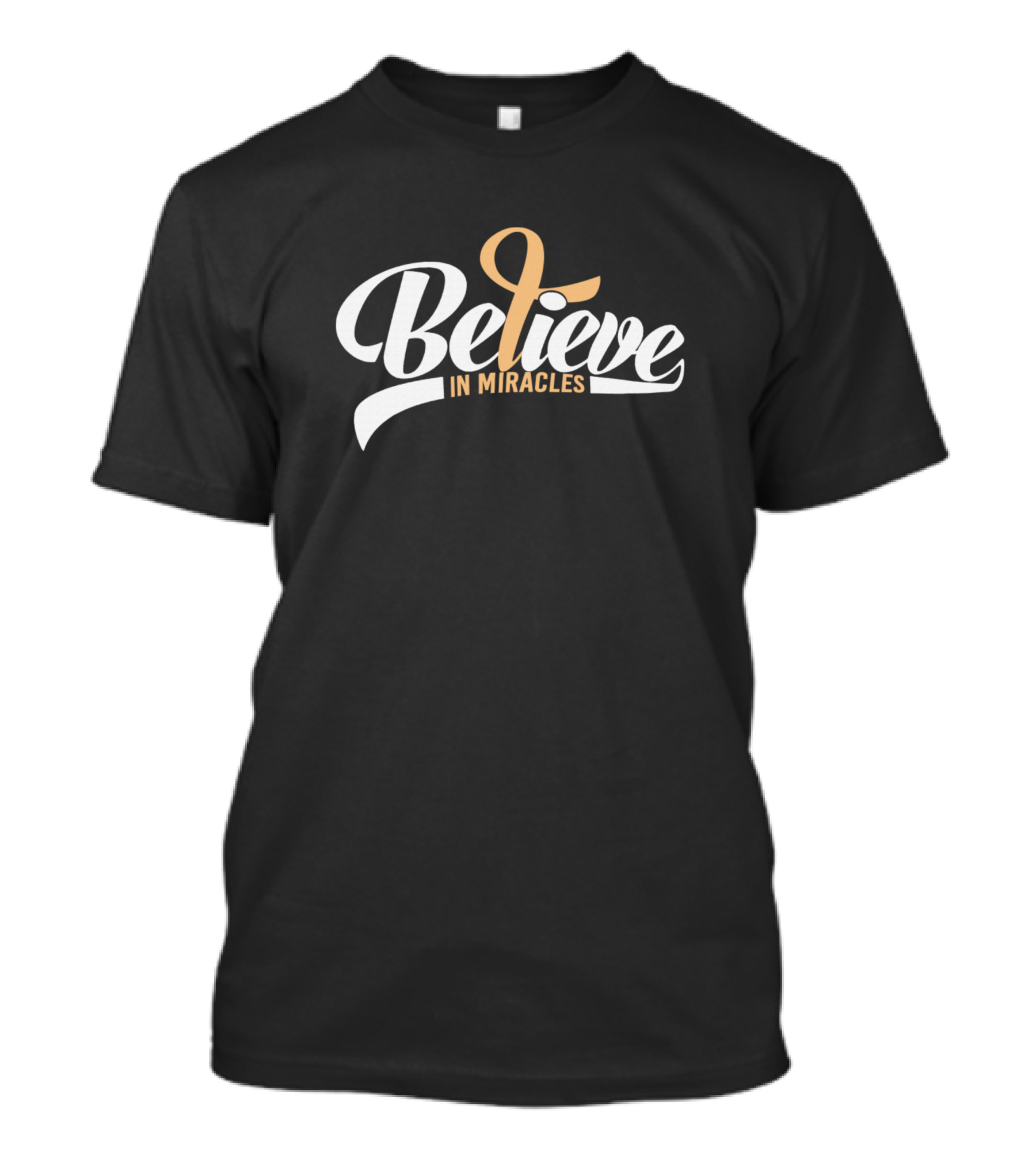 Believe In Miracles Endometrial Cancer Awareness T-Shirt