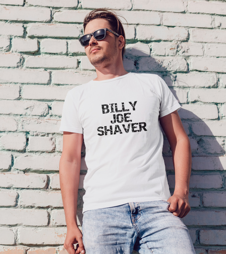 Billy Joe Shaver Vintage Style Name Print T-Shirt