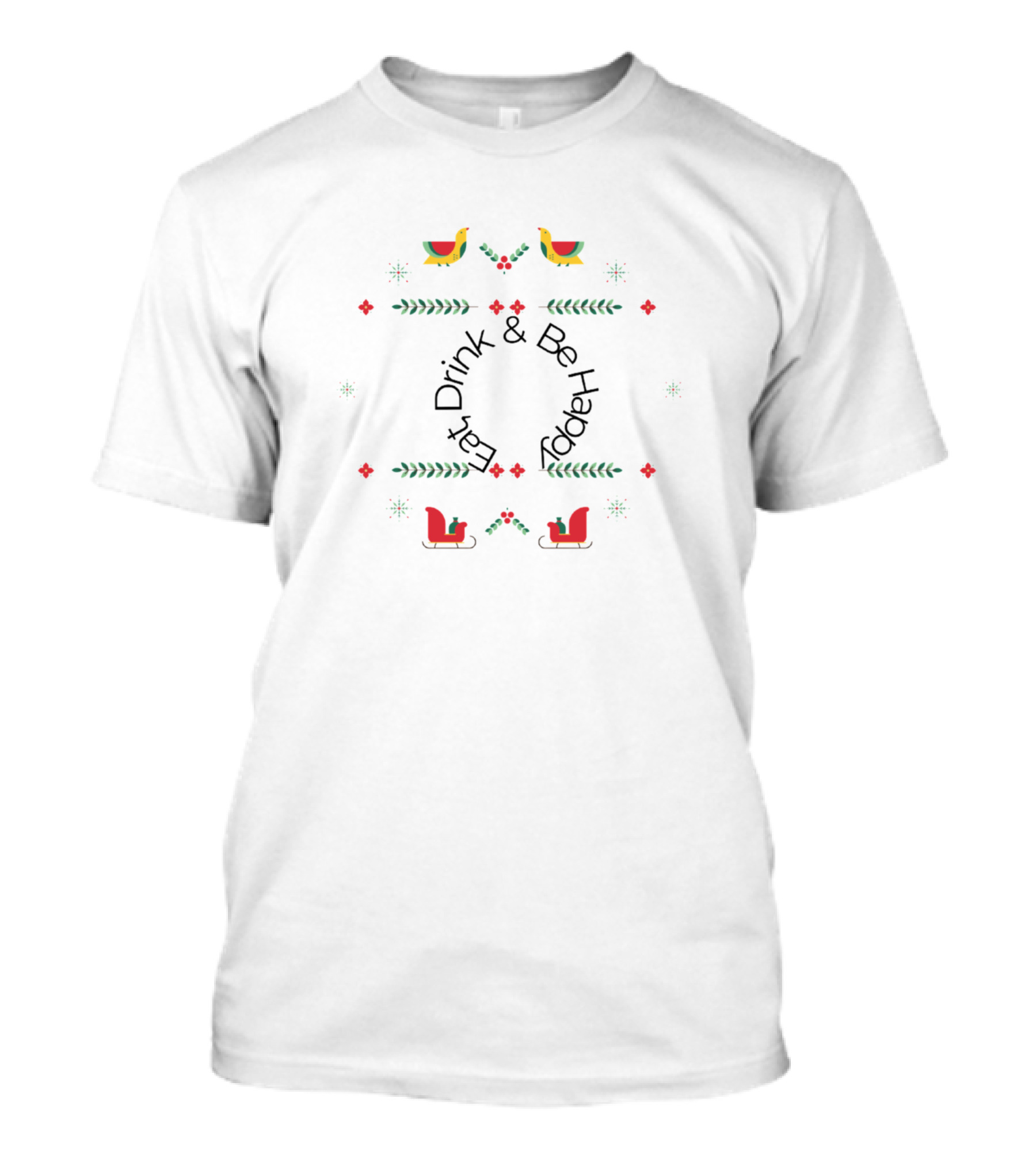 Eat Drink And Be Happy Boo Yeah T-Shirt