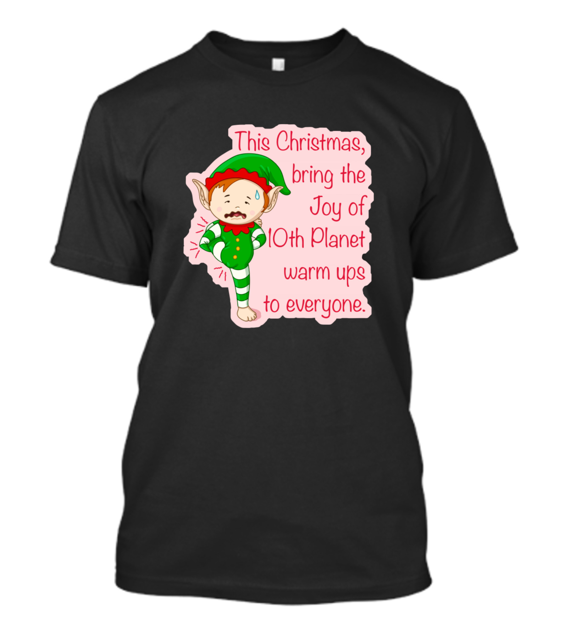 Christmas Bring The Joy Of 10th Planet Warm Ups Elf Bjj Jiujitsu Nogi T-Shirt