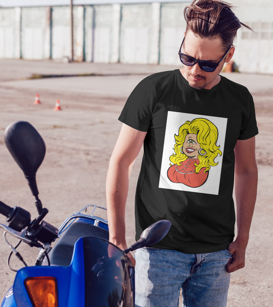Cyclops Country Dolly Parton Image T-Shirt