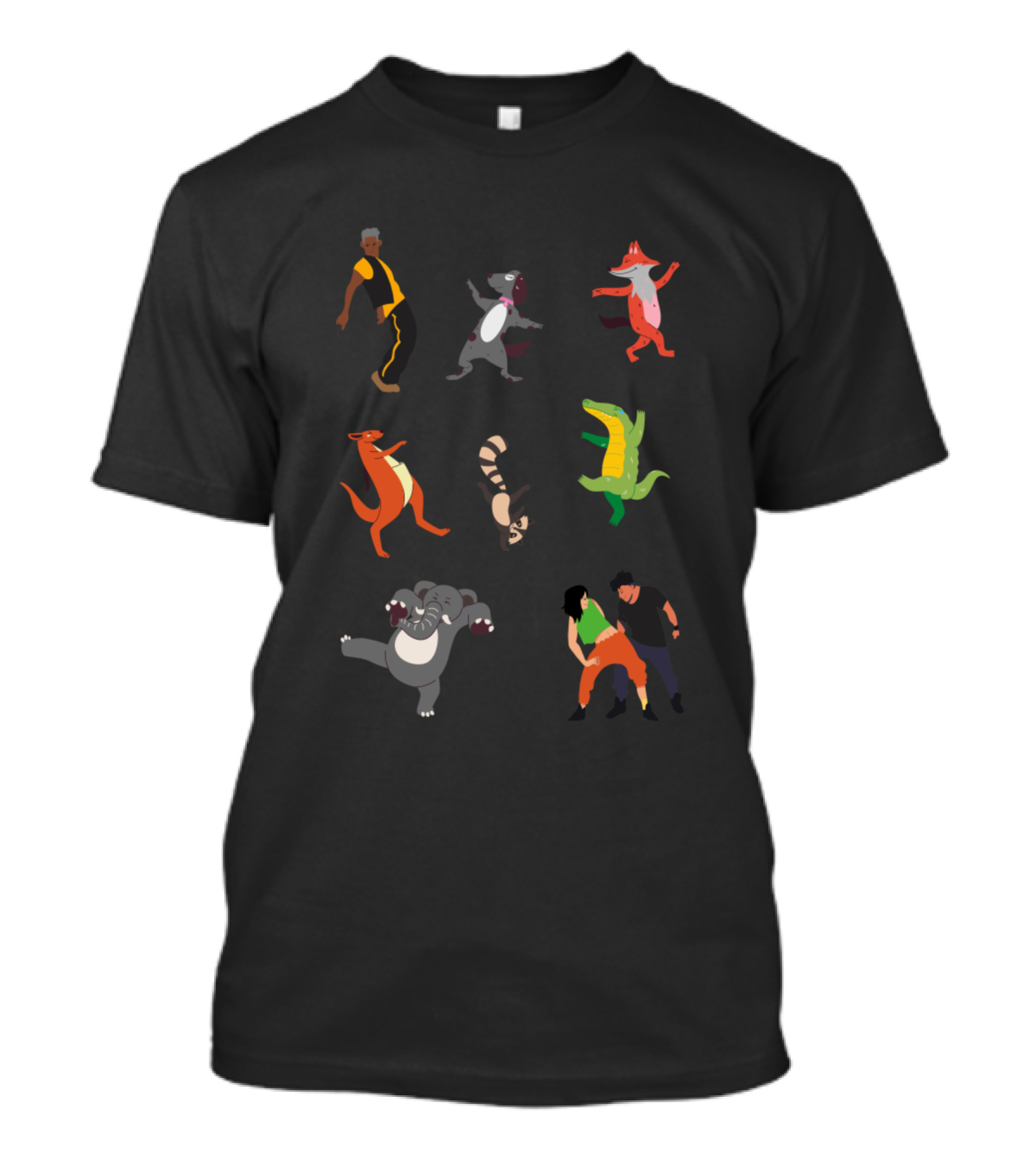 Dancing Animals And Duo Moves Collection Pack T-Shirt