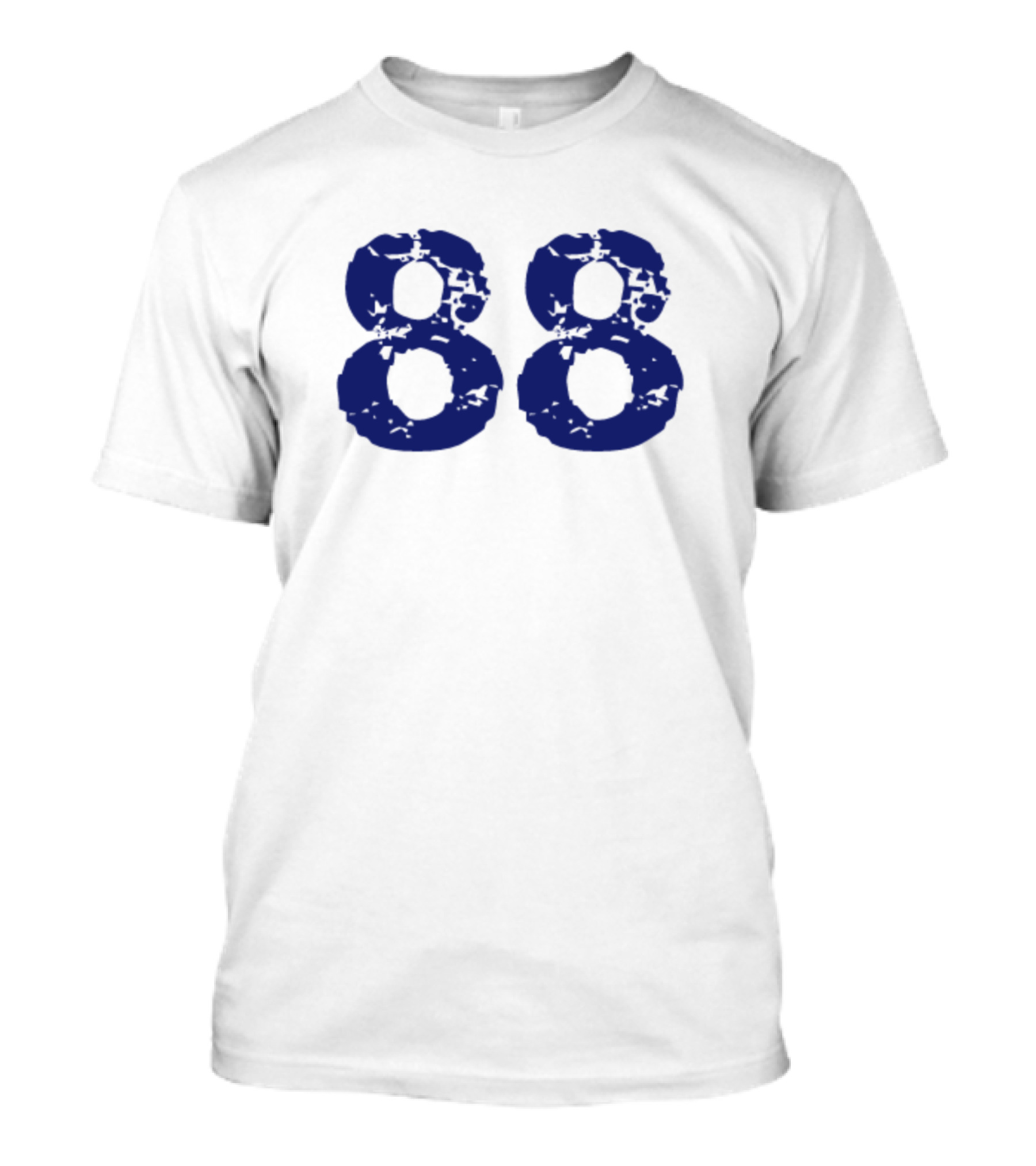 Dez Bryant 88 Jersey Number Blue T-Shirt