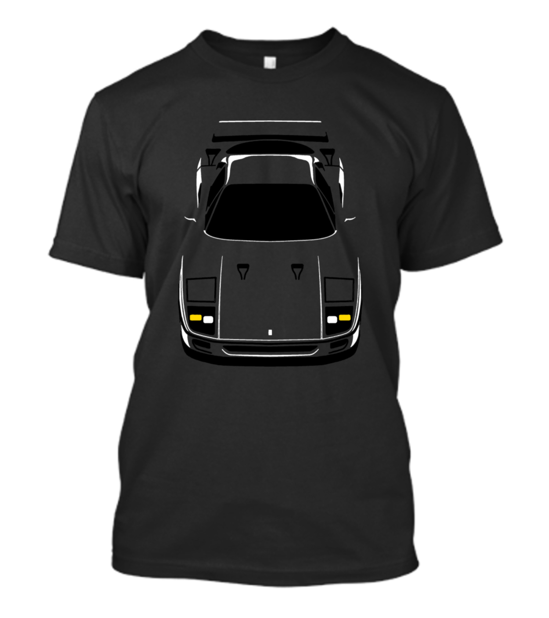 F40 Simple Body Cut Front T-Shirt