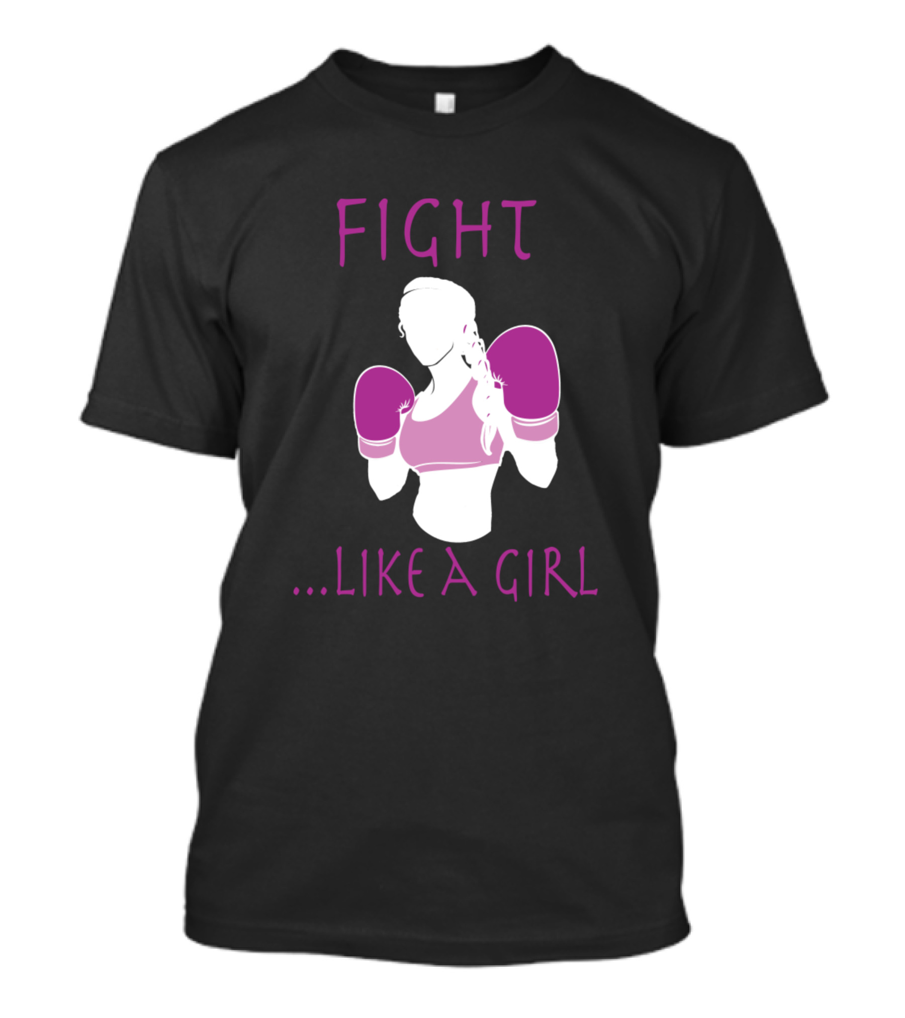 FIGHT LIKE A GIRL Boxing Empowerment T-Shirt