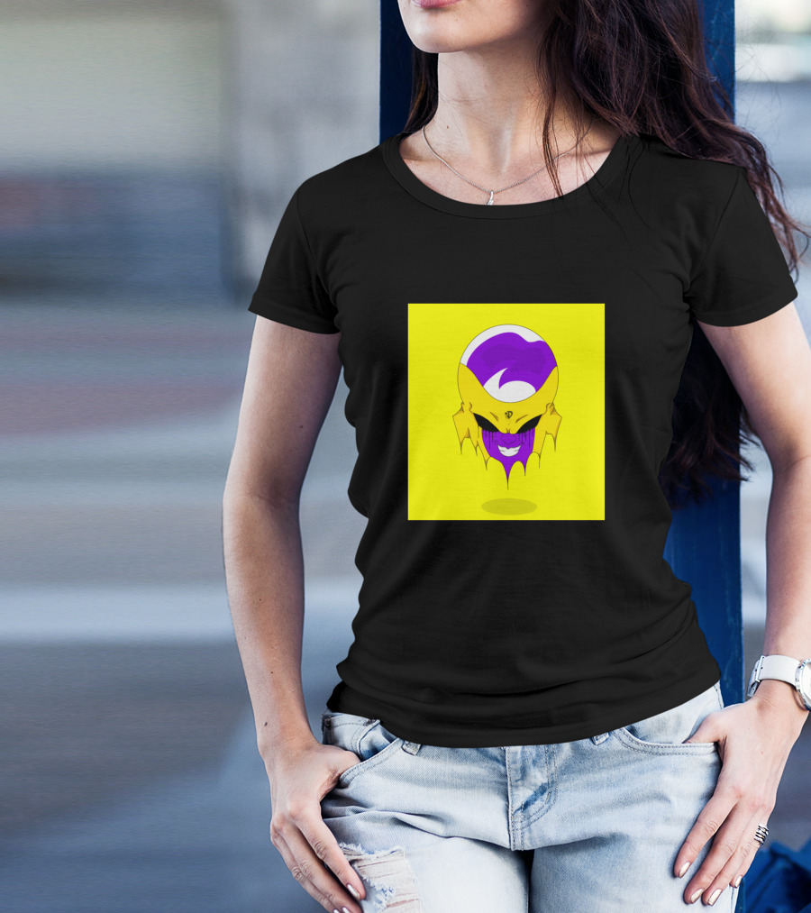 Golden Frieza Drip Iconic Style Vibrant T-Shirt