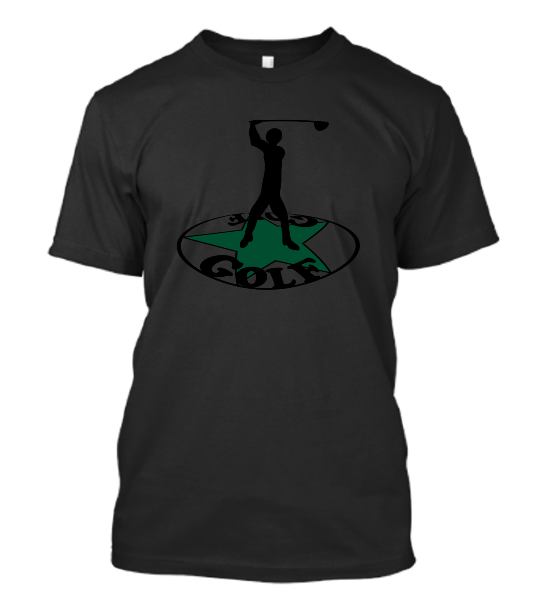 Golf Swing Star Silhouette Wonderful Game T-Shirt