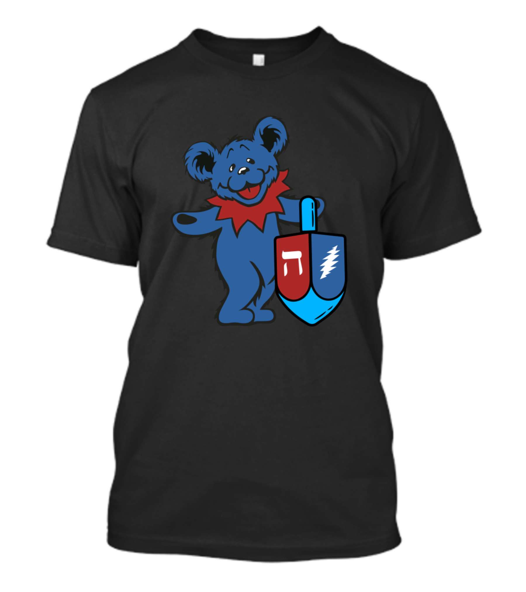 Grateful Dead Hanukkah Bear With Dreidel T-Shirt
