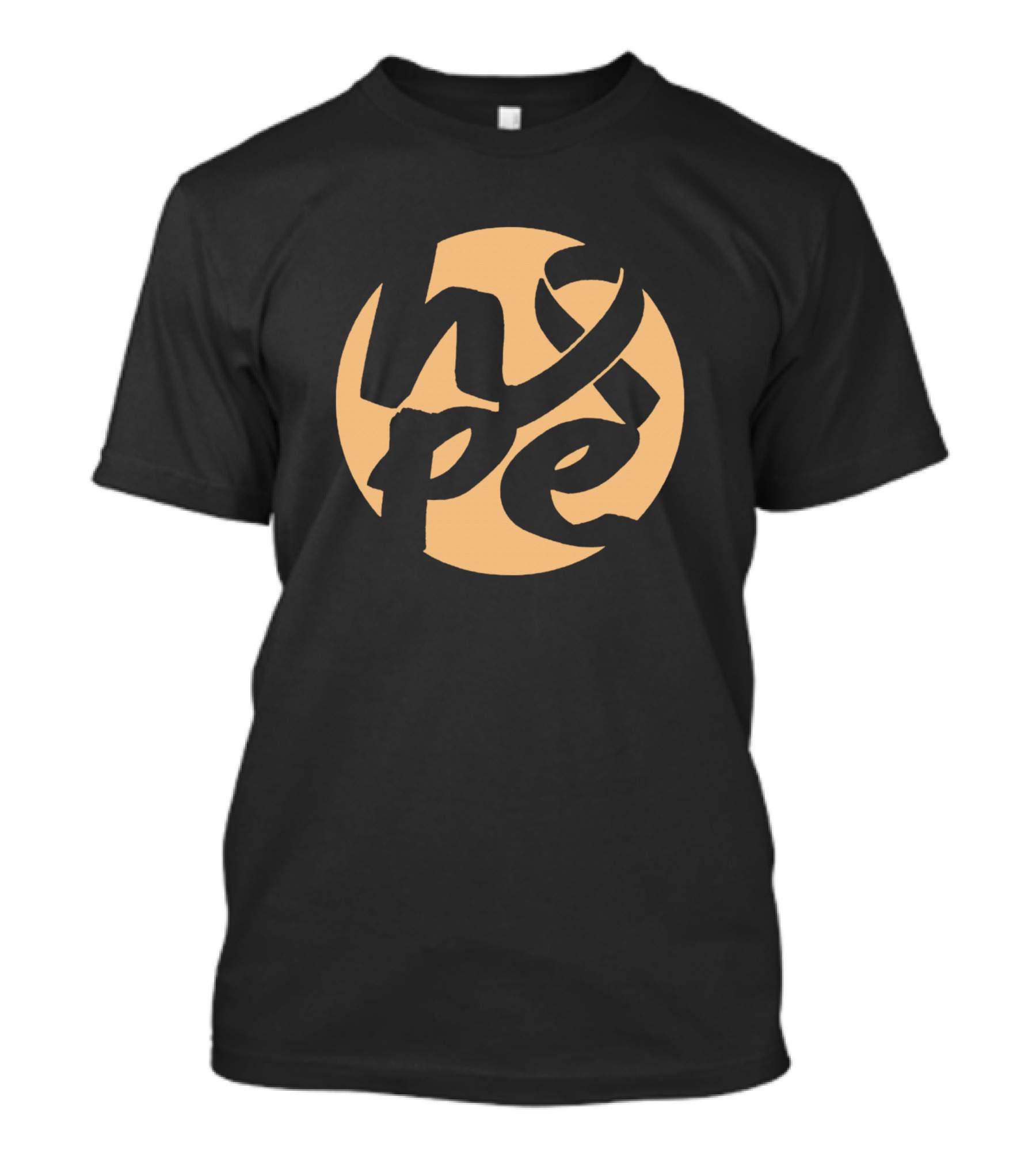 Hope Faith Cure Endometrial Cancer Awareness T-Shirt