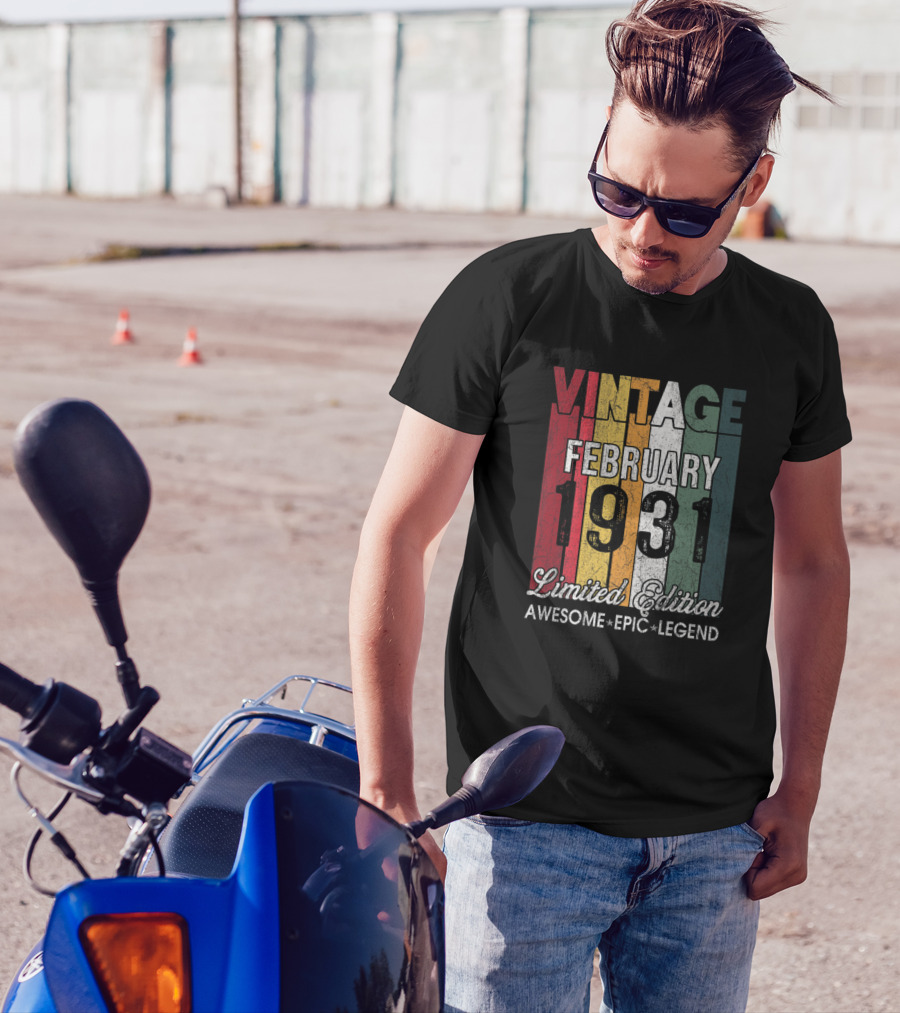 Vintage February 1931 Awesome Epic Legend T-Shirt
