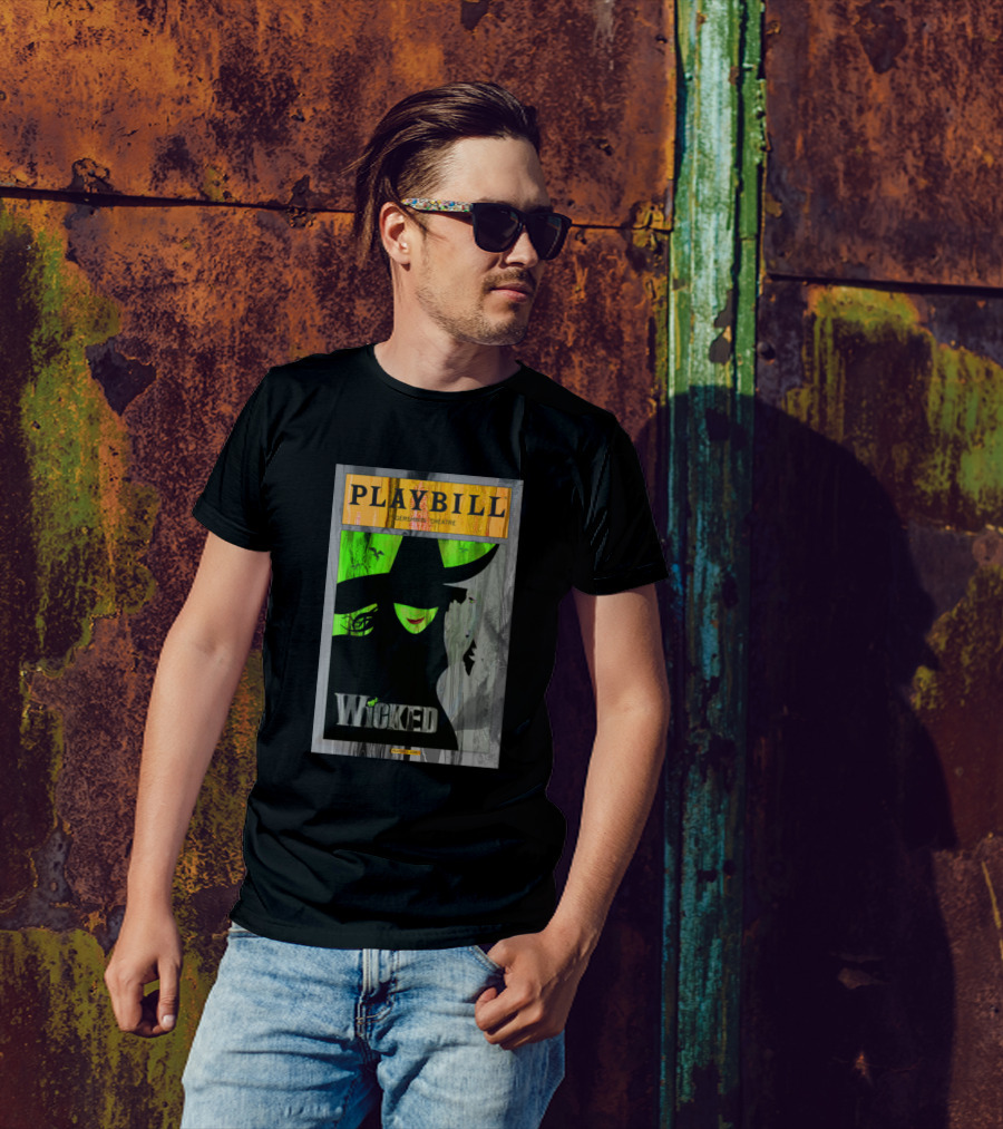 Wicked Playbill Gershwin Theatre T-Shirt