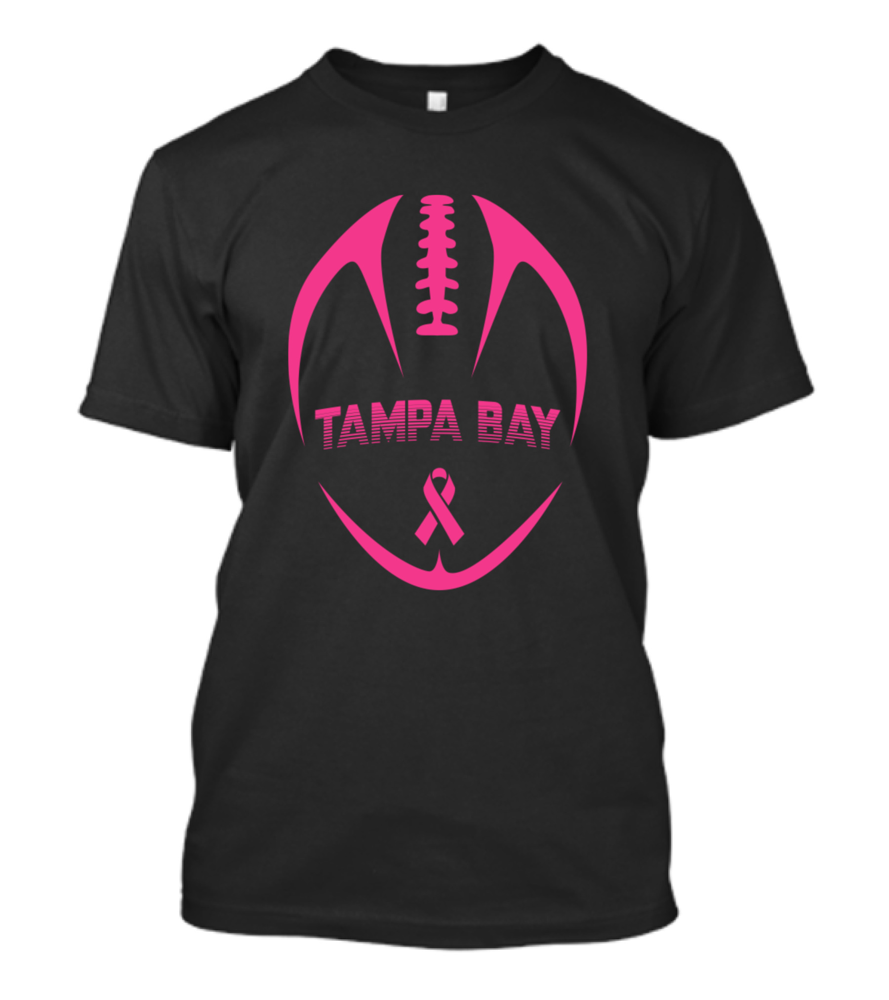 Tampa Bay Football Breast Cancer Awareness Pink T-Shirt