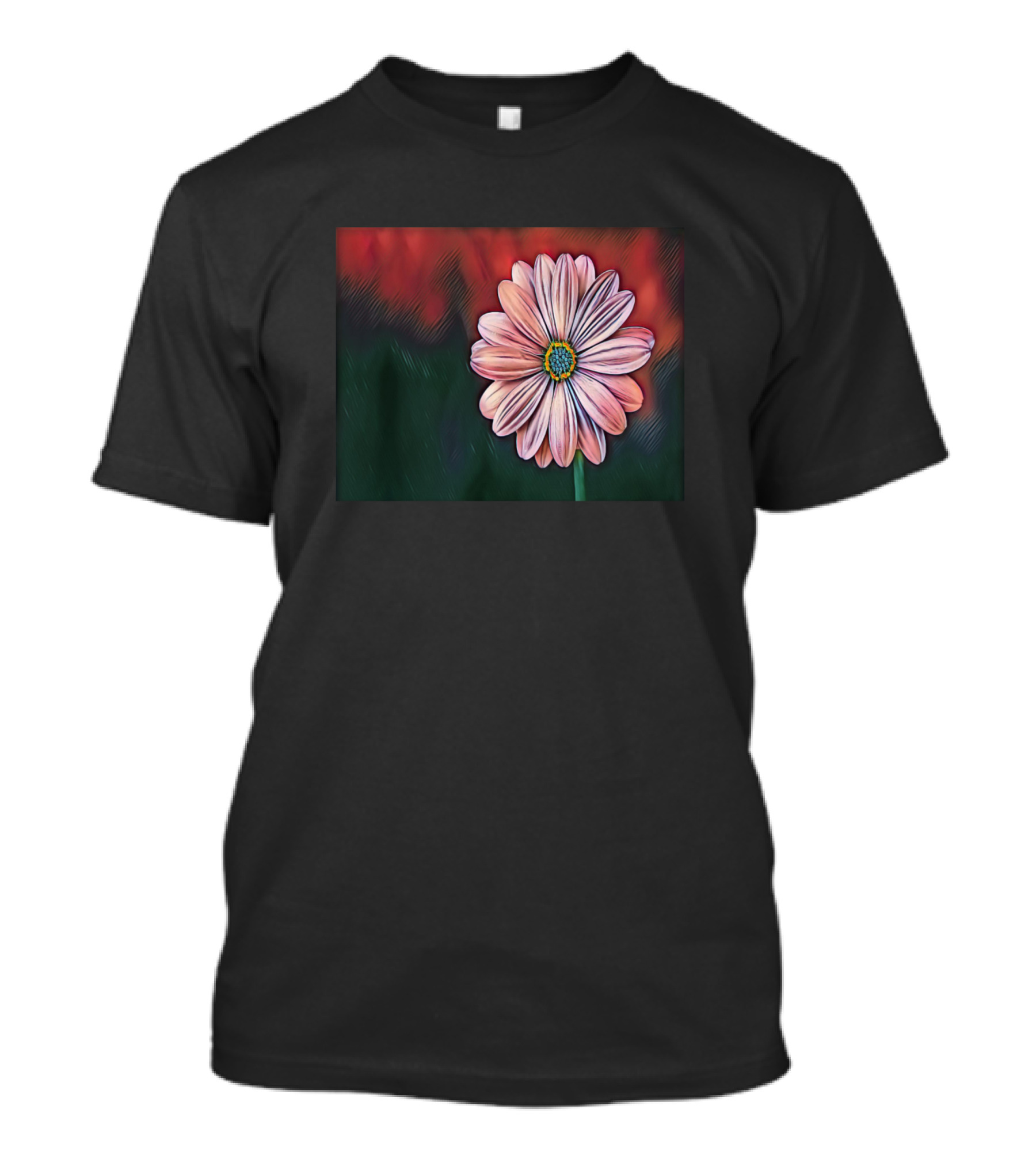 African Daisy Flower Digital T-Shirt