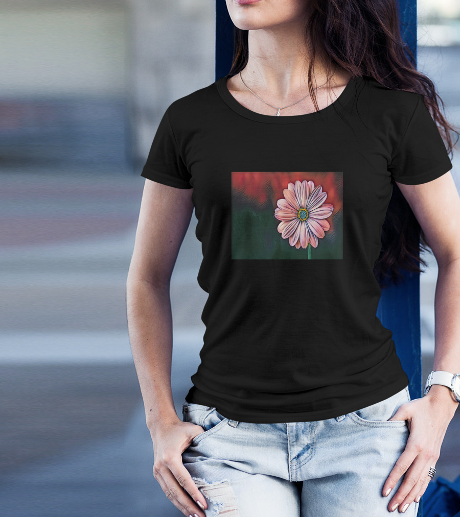 African Daisy Flower Digital T-Shirt