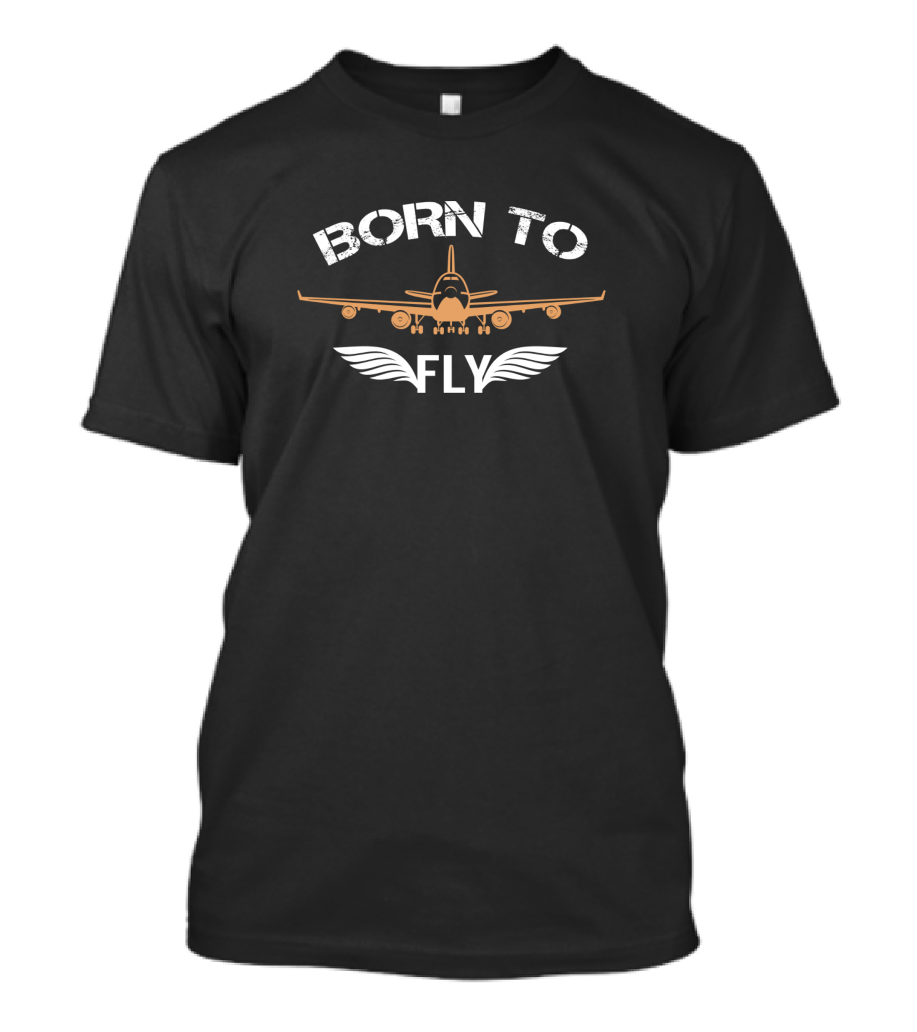 BORN TO FLY Airplane T-Shirt