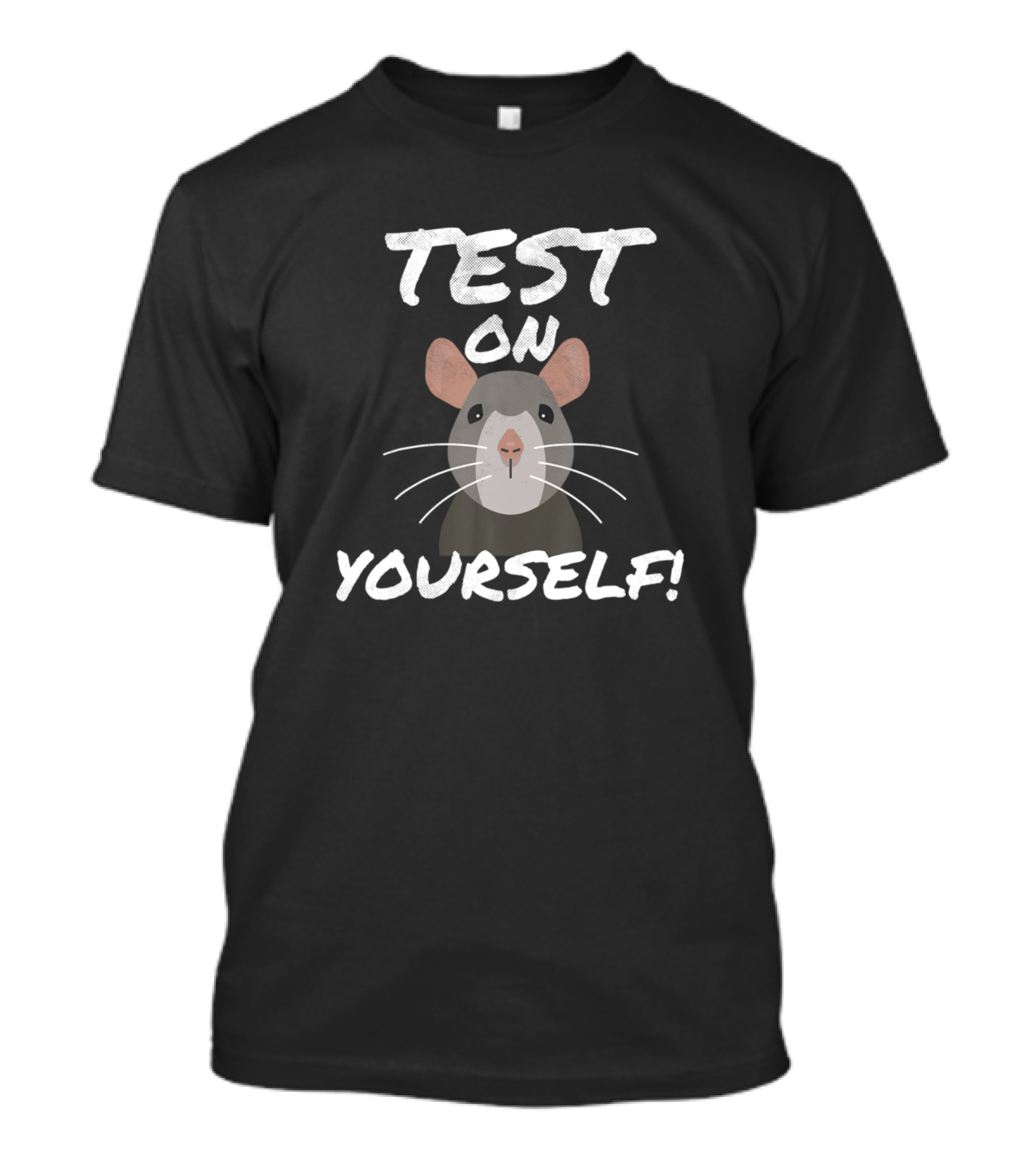 Animal Activism Animal Rights Activist Vegan Rescue Test On Yourself T-Shirt