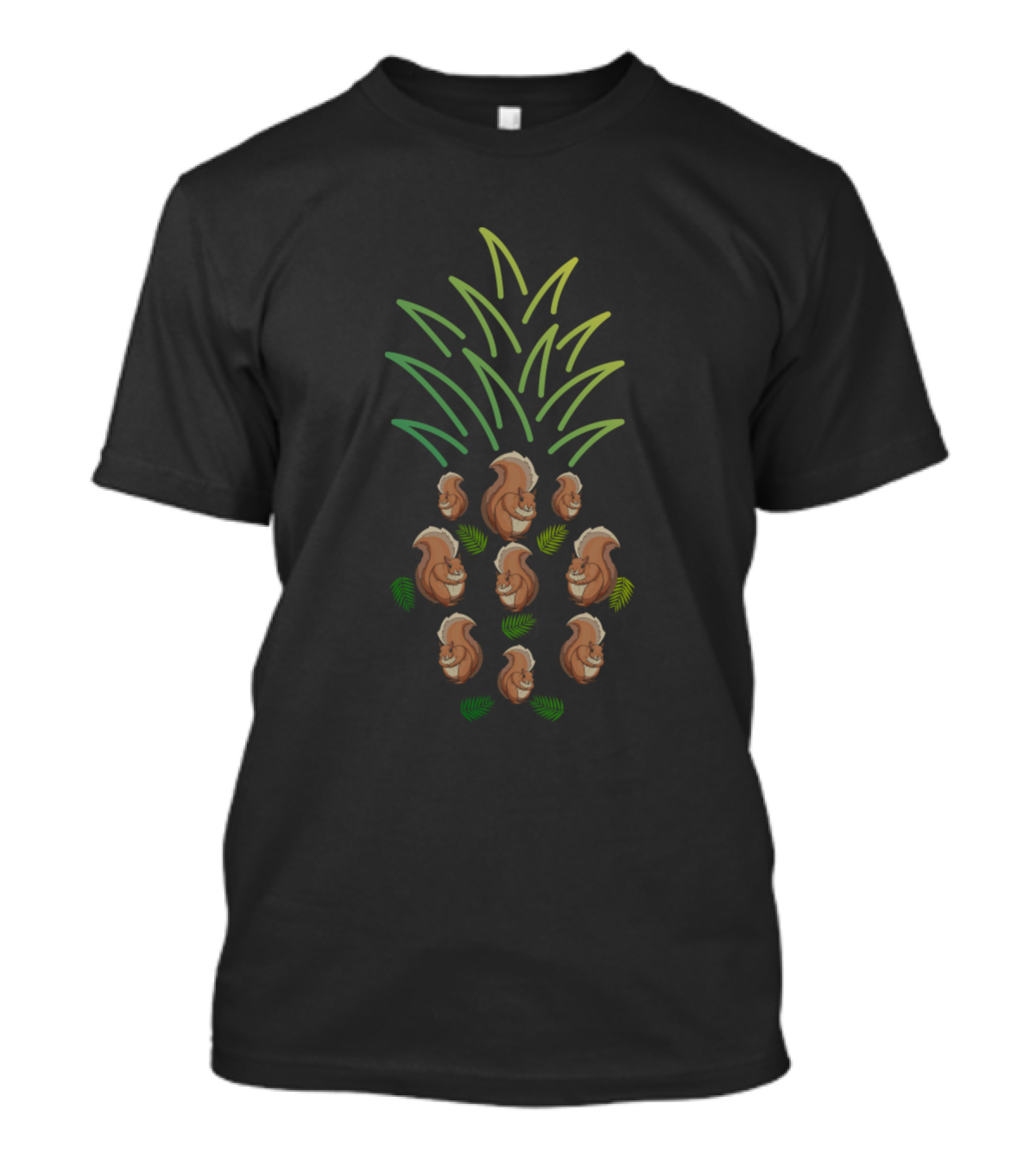 Squirrel Pineapple Animal T-Shirt