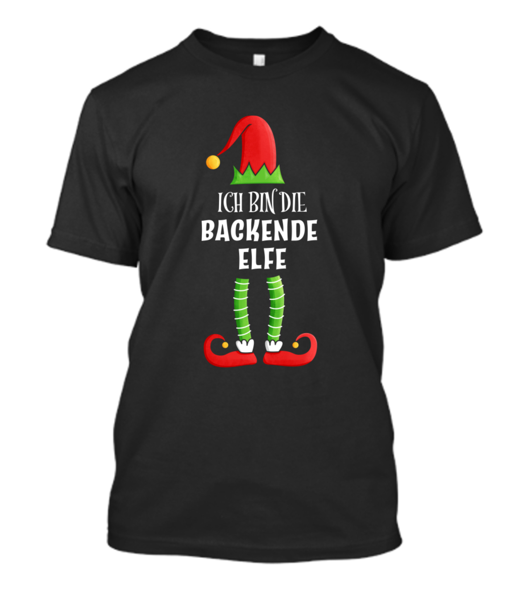 Ich Bin Die Backende Elfe Weihnachten Partnerlook T-Shirt