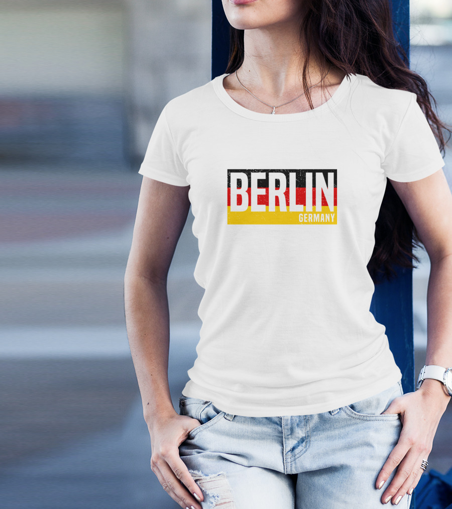 Berlin Germany Flag Colors T-Shirt