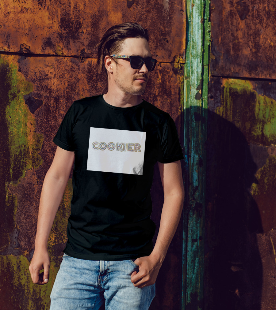 COOKIER Cookie Letters Colorful Sprinkles T-Shirt