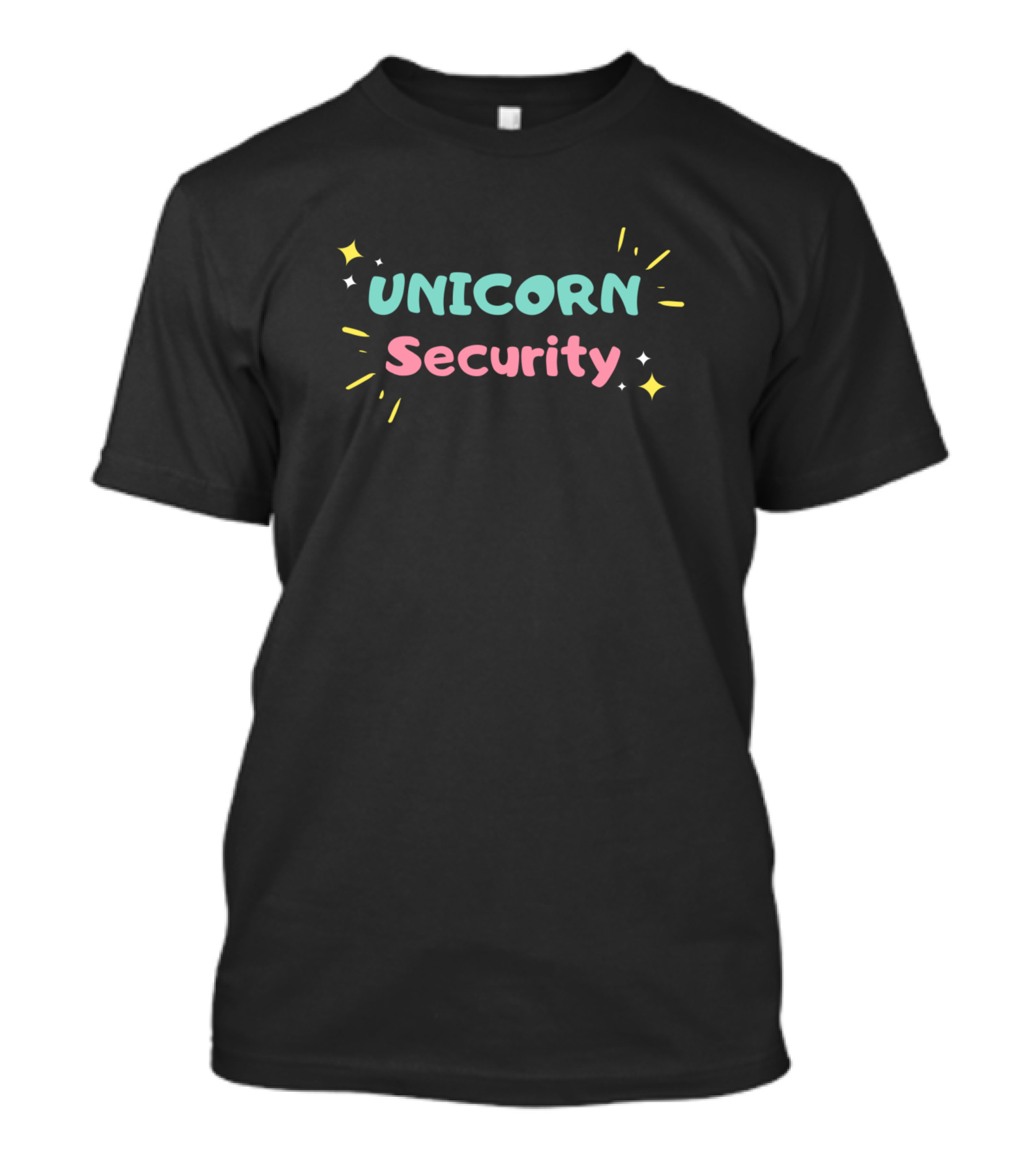 Unicorn Security Cute Magical Protection Team T-Shirt