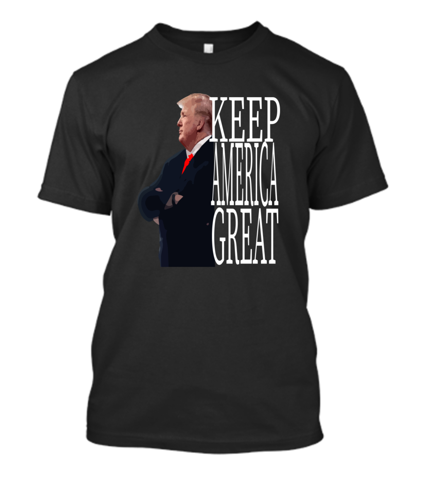 Keep America Great Donald Trump Profile Image T-Shirt