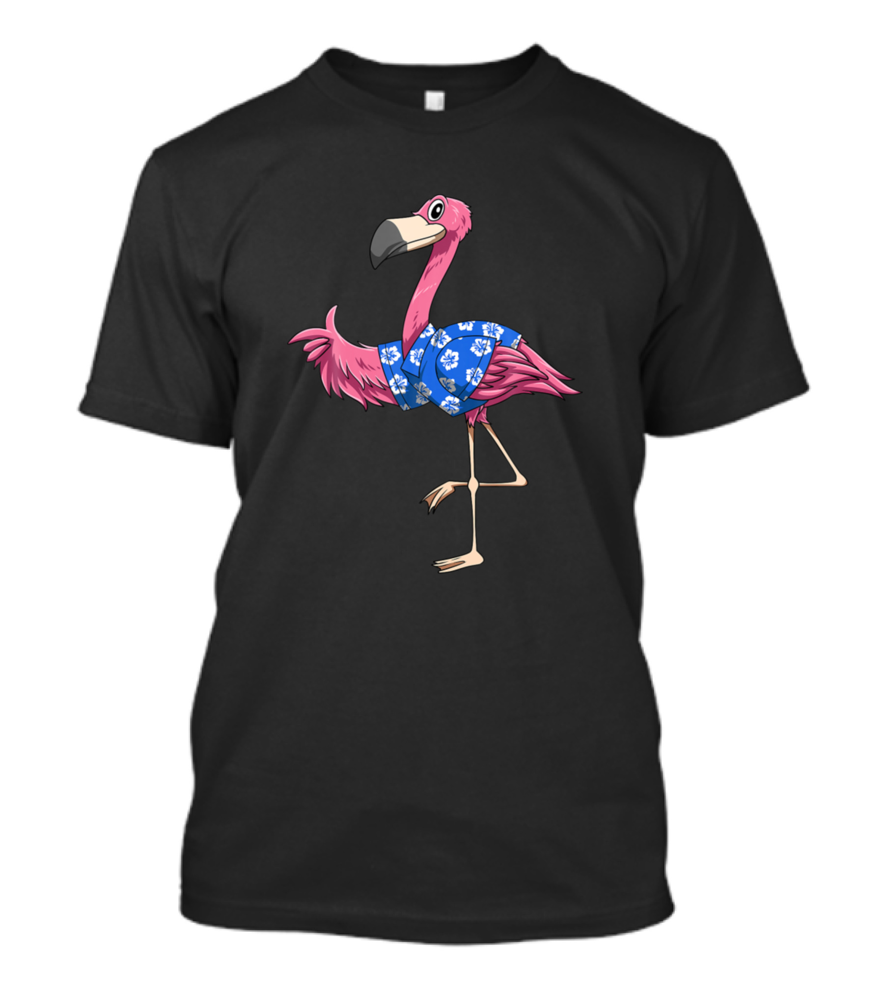 Flamingo Hawaiian Shirt Beach Hawaii Flamingo T-Shirt