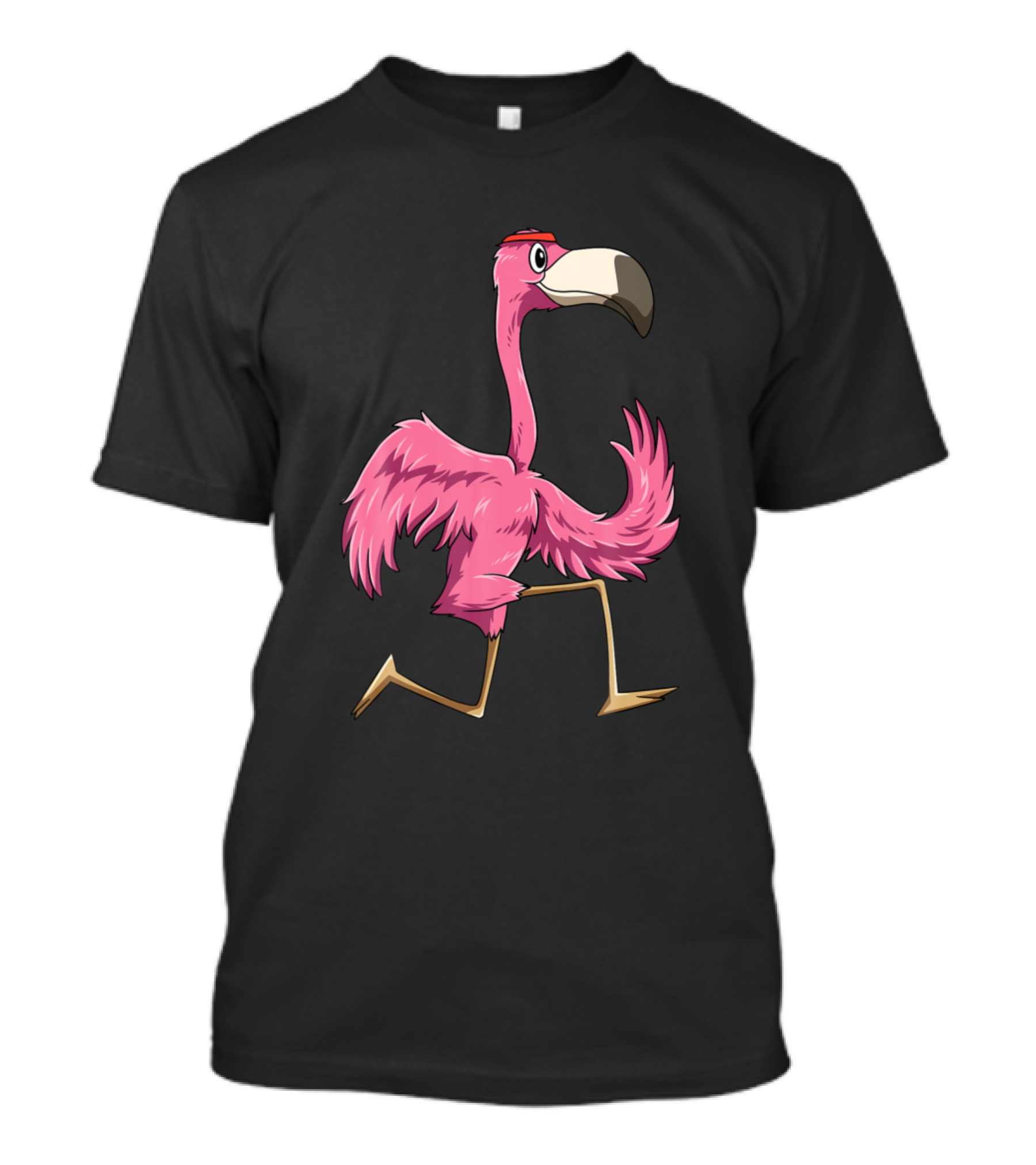 Flamingo Runner Enthusiast Flamingo Lovers Running Flamingo T-Shirt