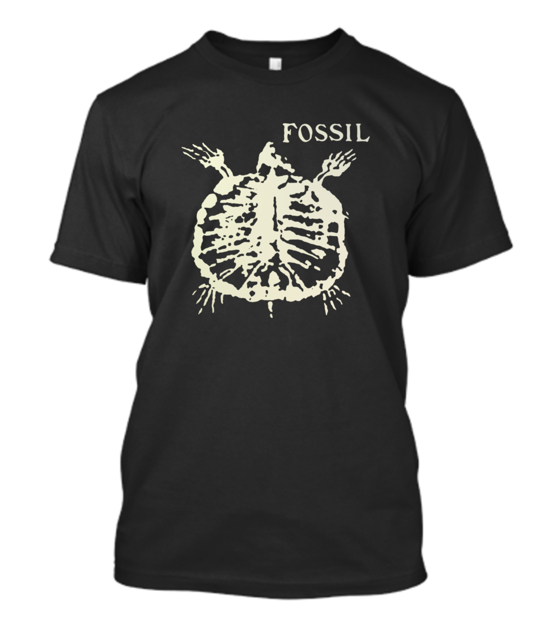 Fossil Skeleton Design With Paleontological T-Shirt