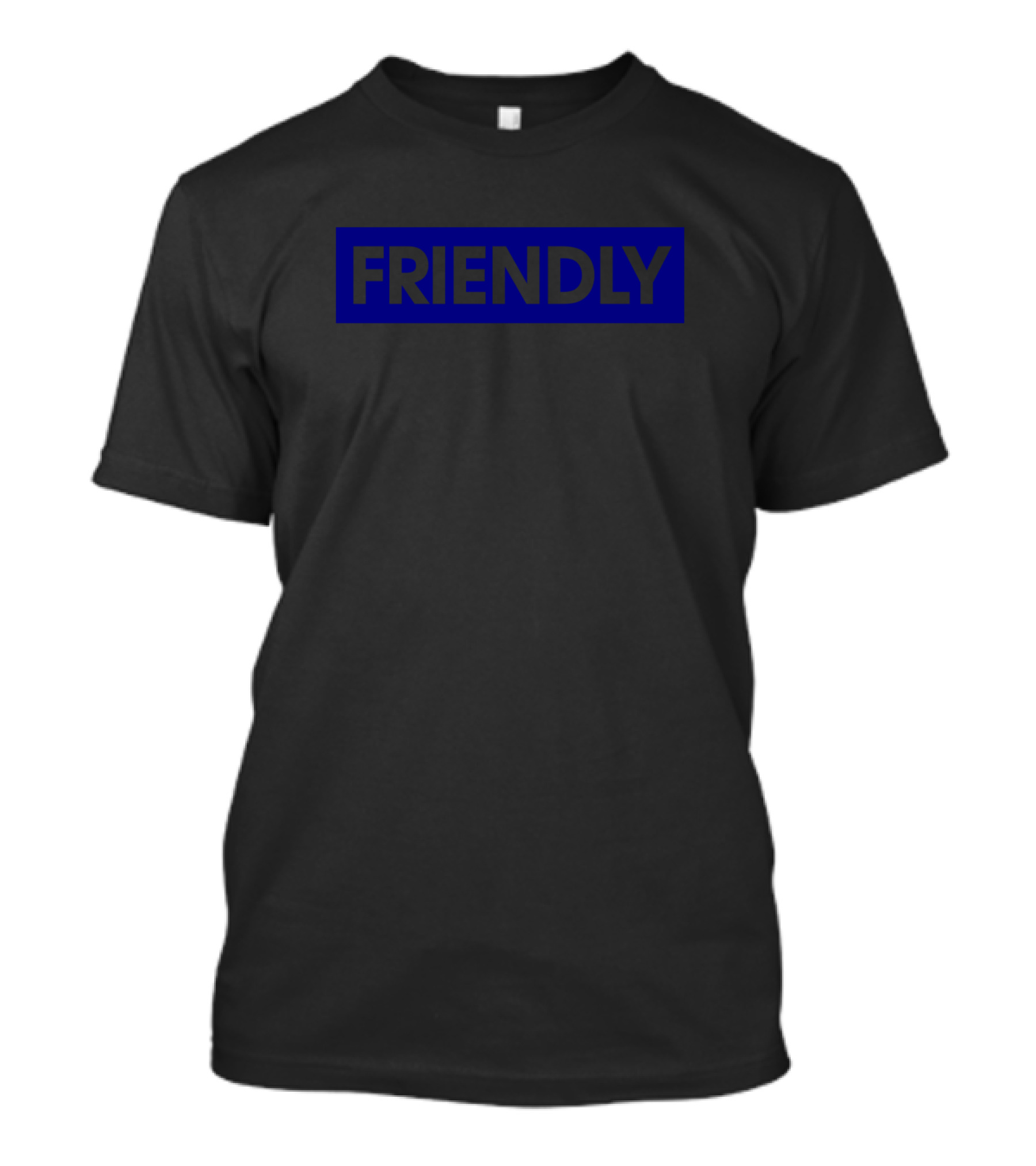 Friendly Blue Differenced T-Shirt