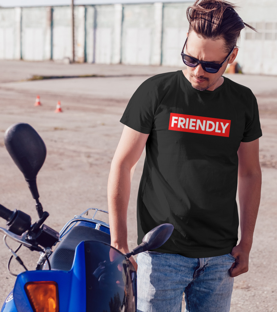 Friendly Simpel Red Box T-Shirt