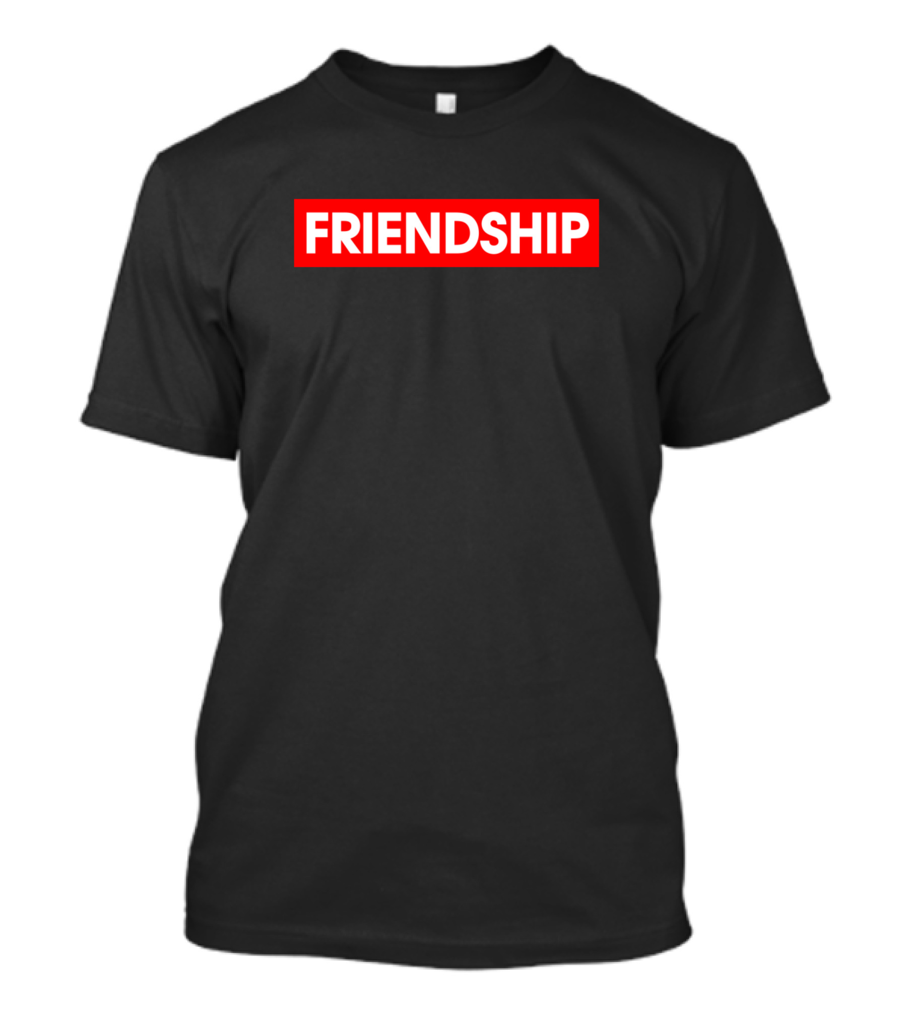 Friendship Bold Red Block T-Shirt