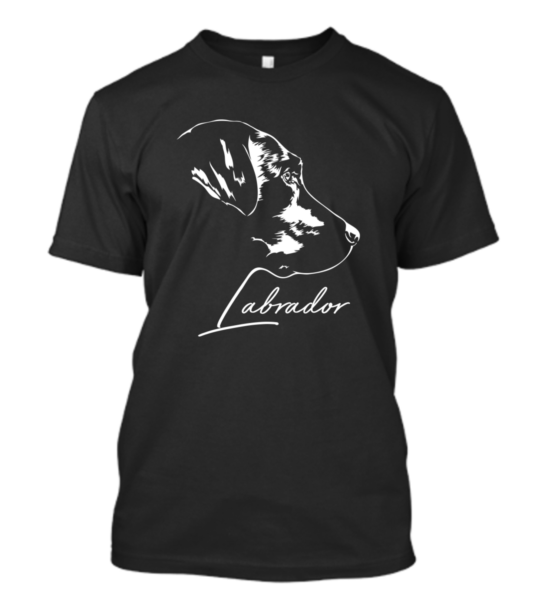 Labrador Retriever Dog Head Profile T-Shirt